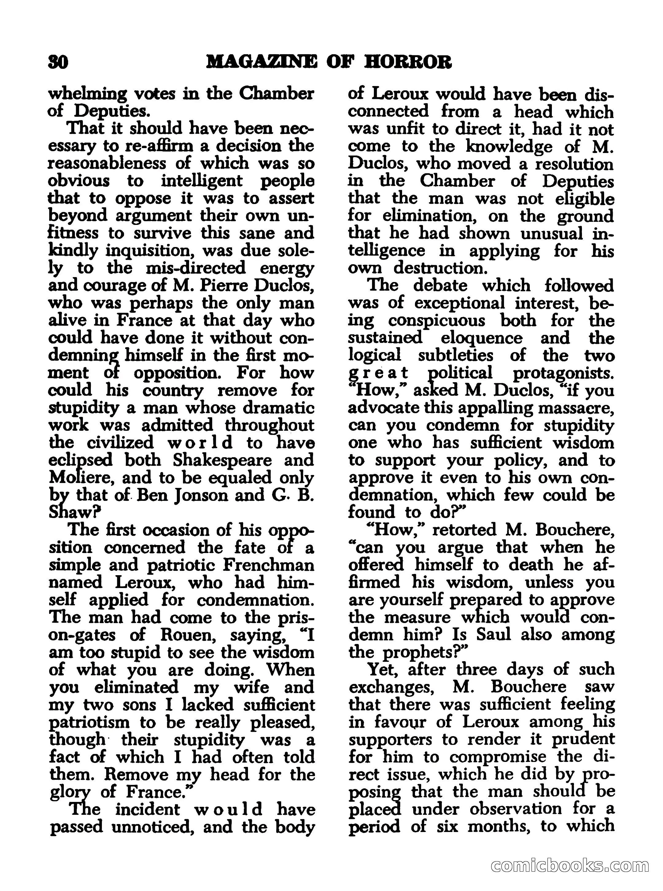 Magazine of Horror, No. 14 — page 30 of 132
