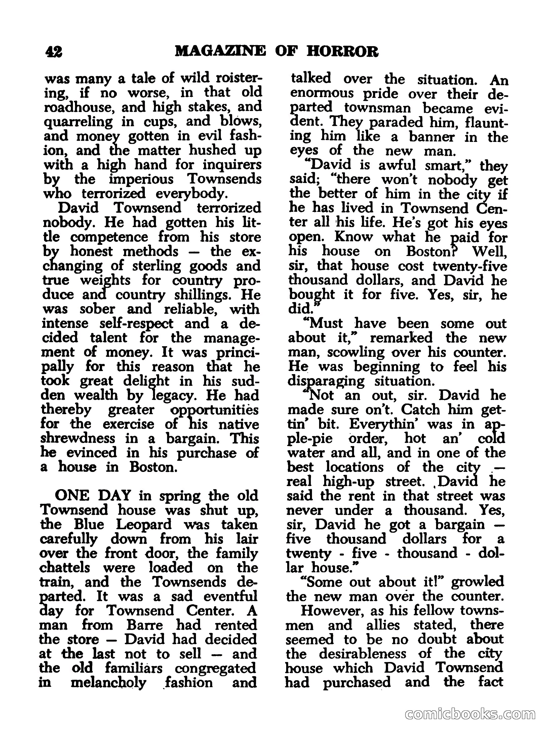 Magazine of Horror, No. 14 — page 42 of 132