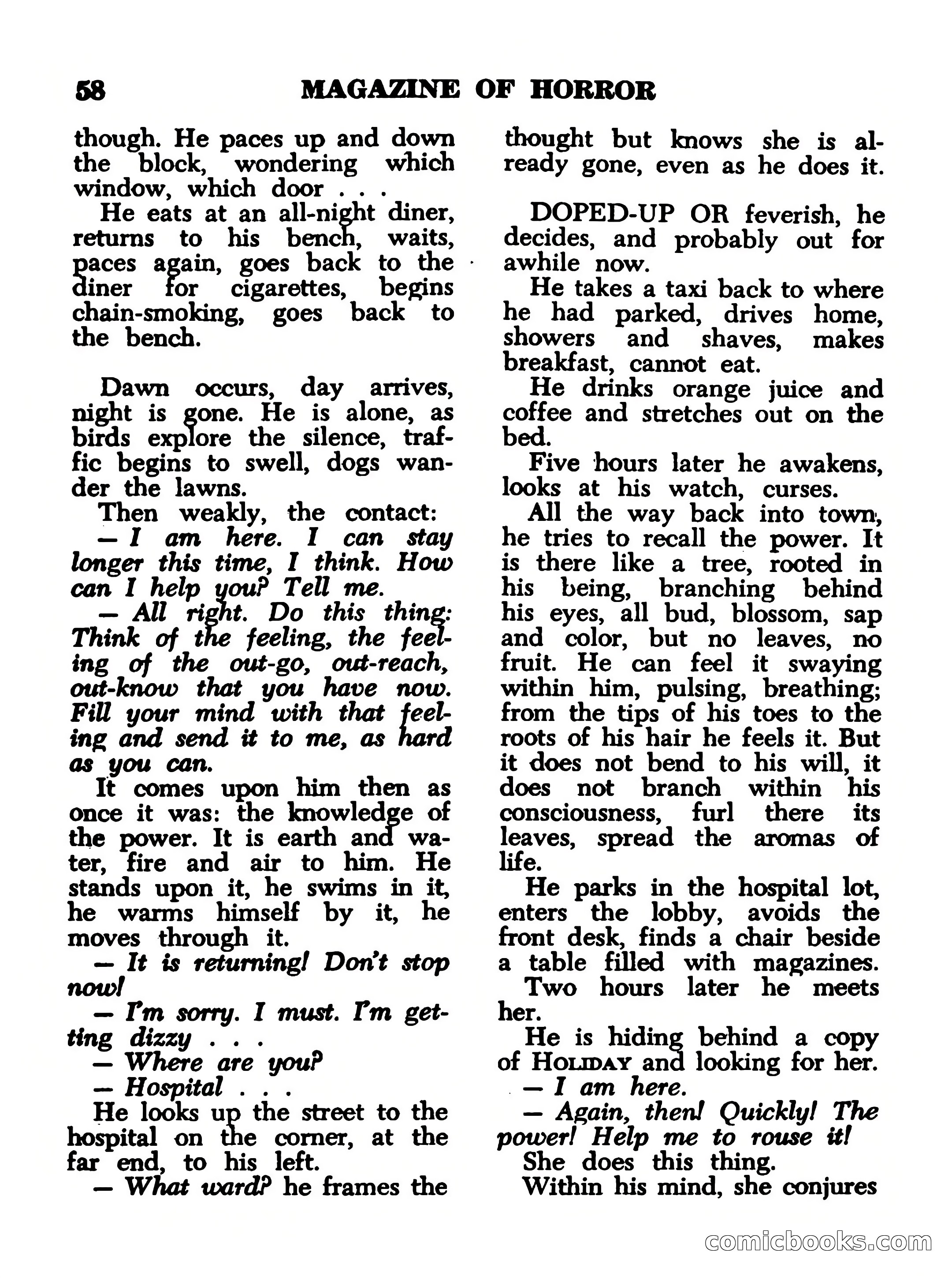 Magazine of Horror, No. 14 — page 58 of 132