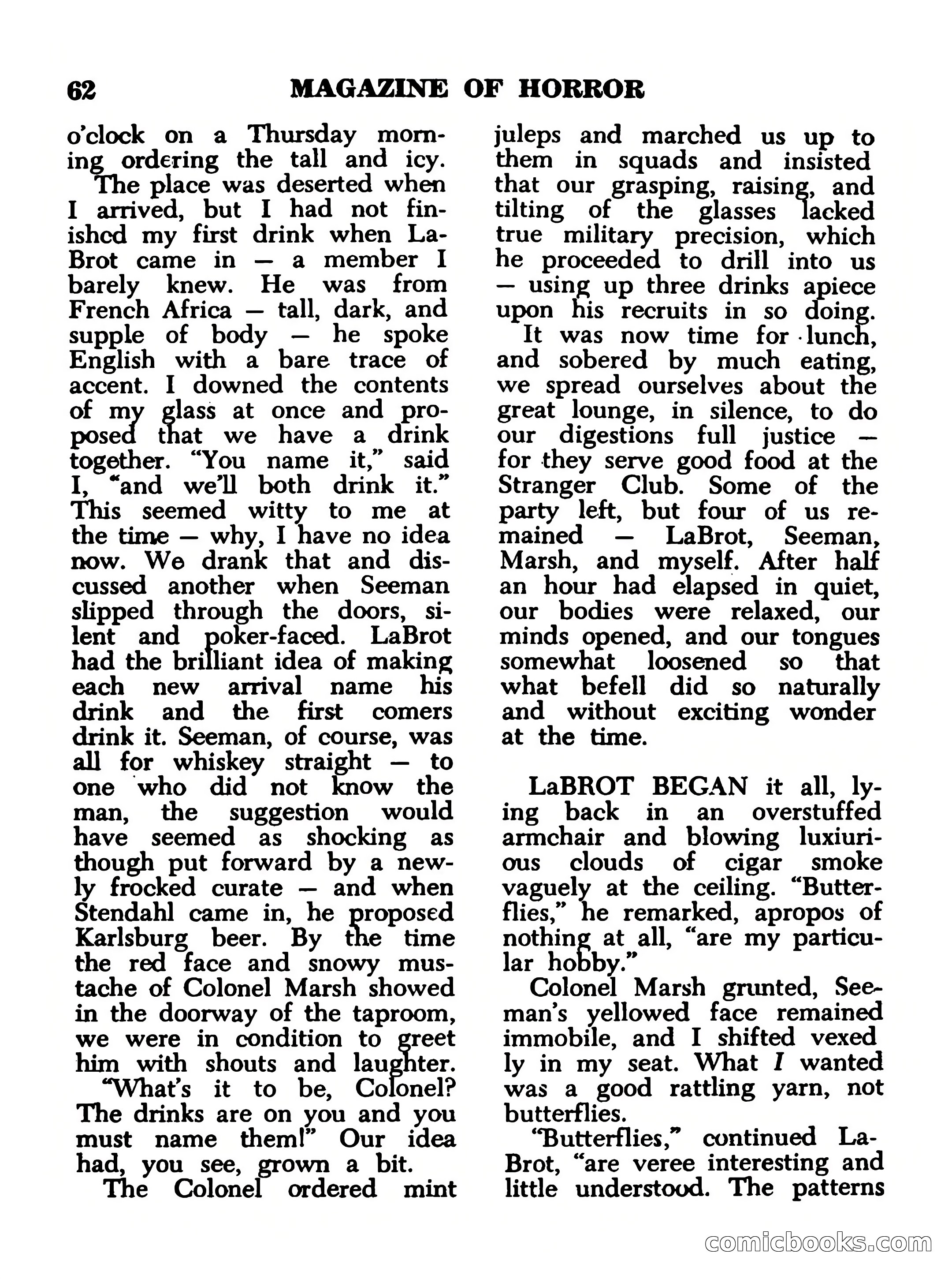 Magazine of Horror, No. 14 — page 62 of 132