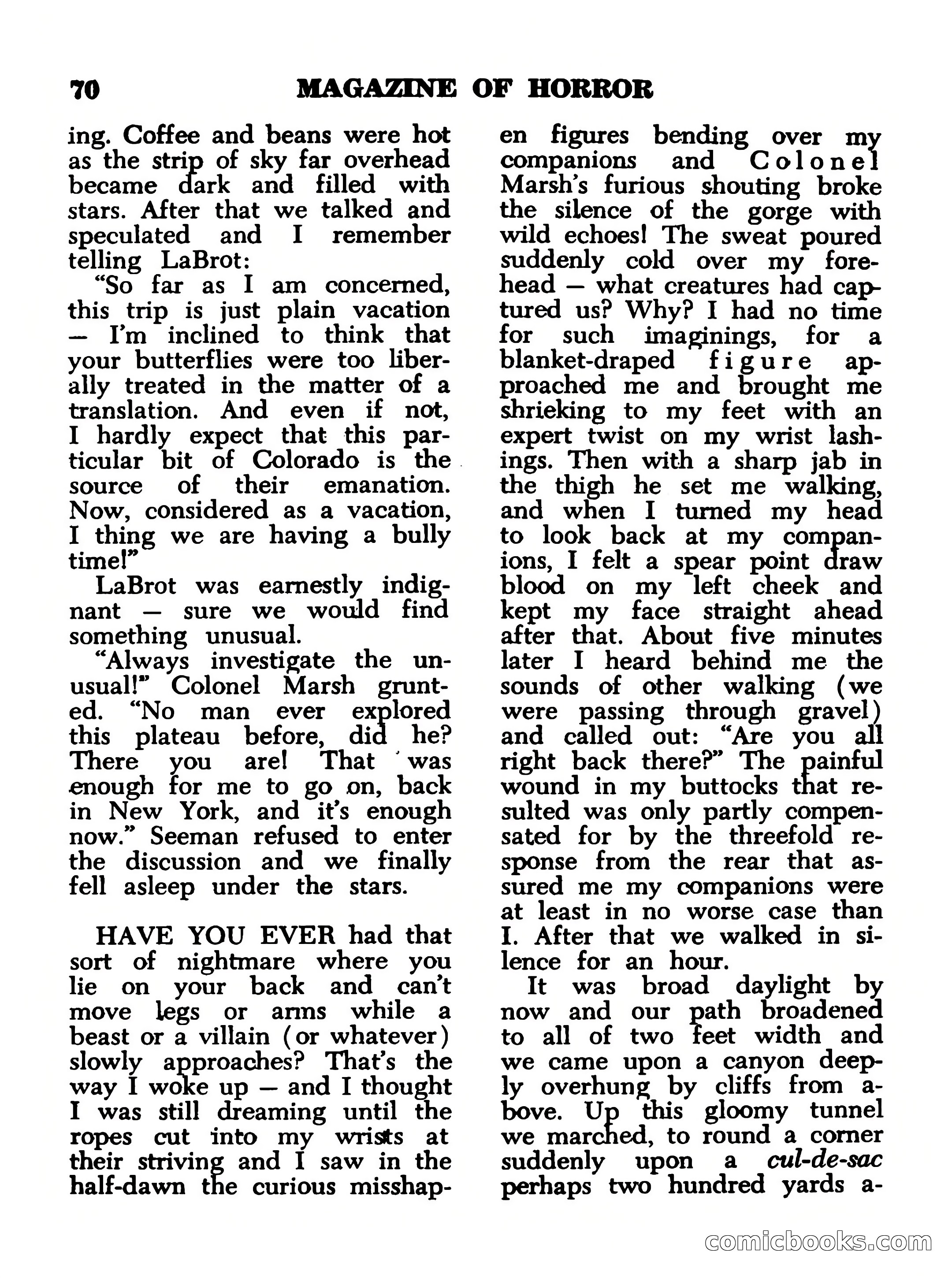 Magazine of Horror, No. 14 — page 70 of 132