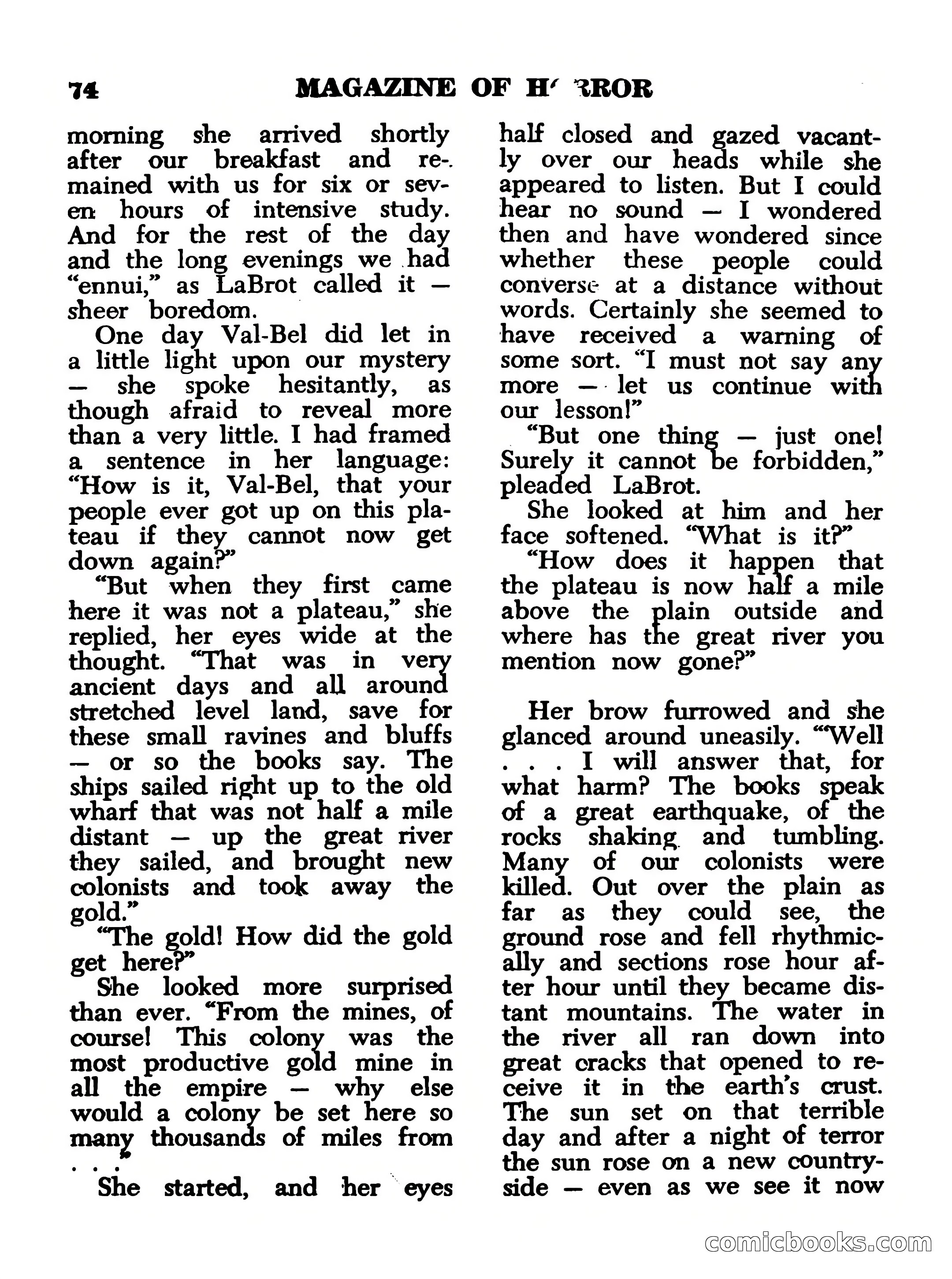 Magazine of Horror, No. 14 — page 74 of 132