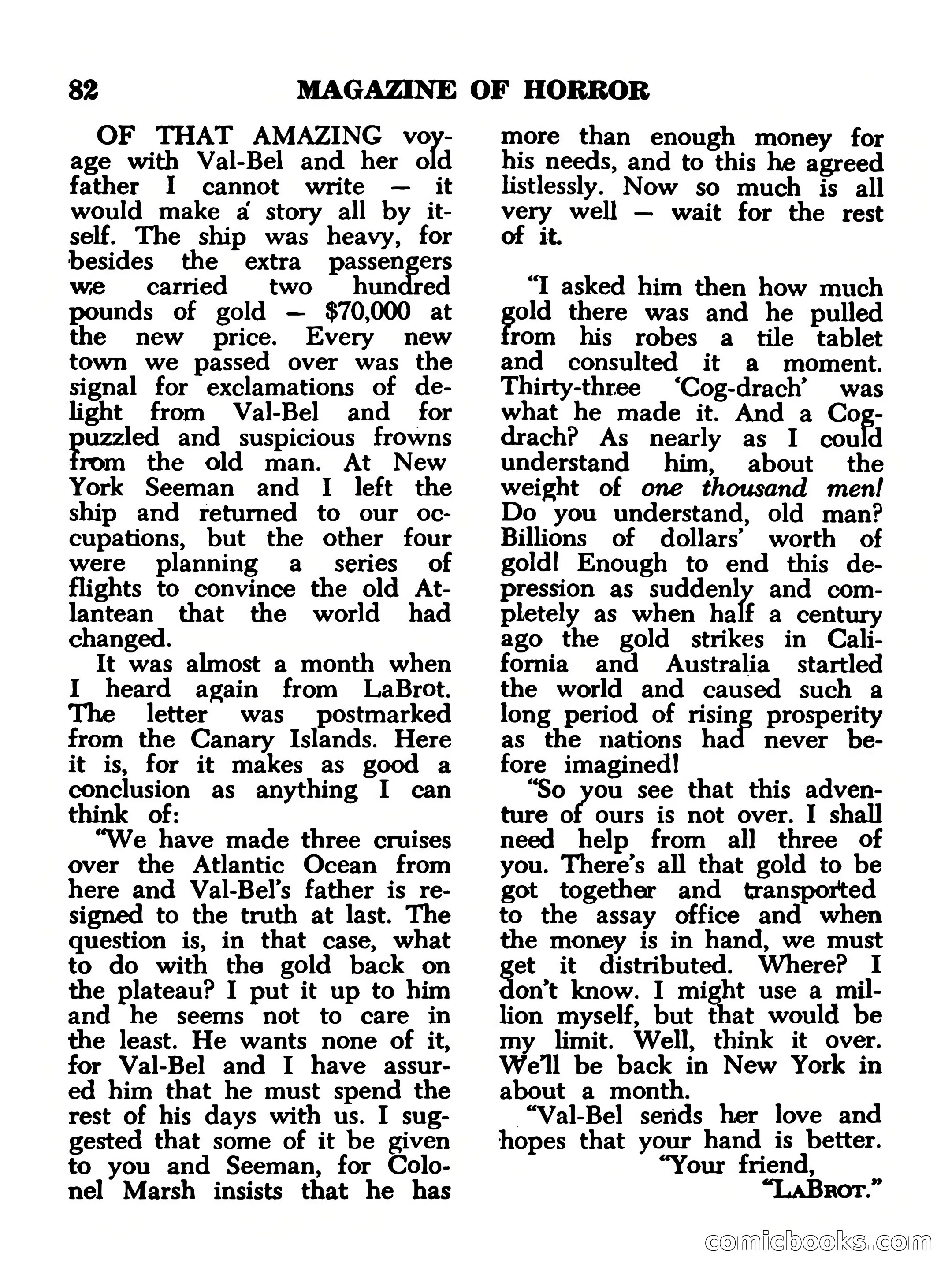 Magazine of Horror, No. 14 — page 82 of 132