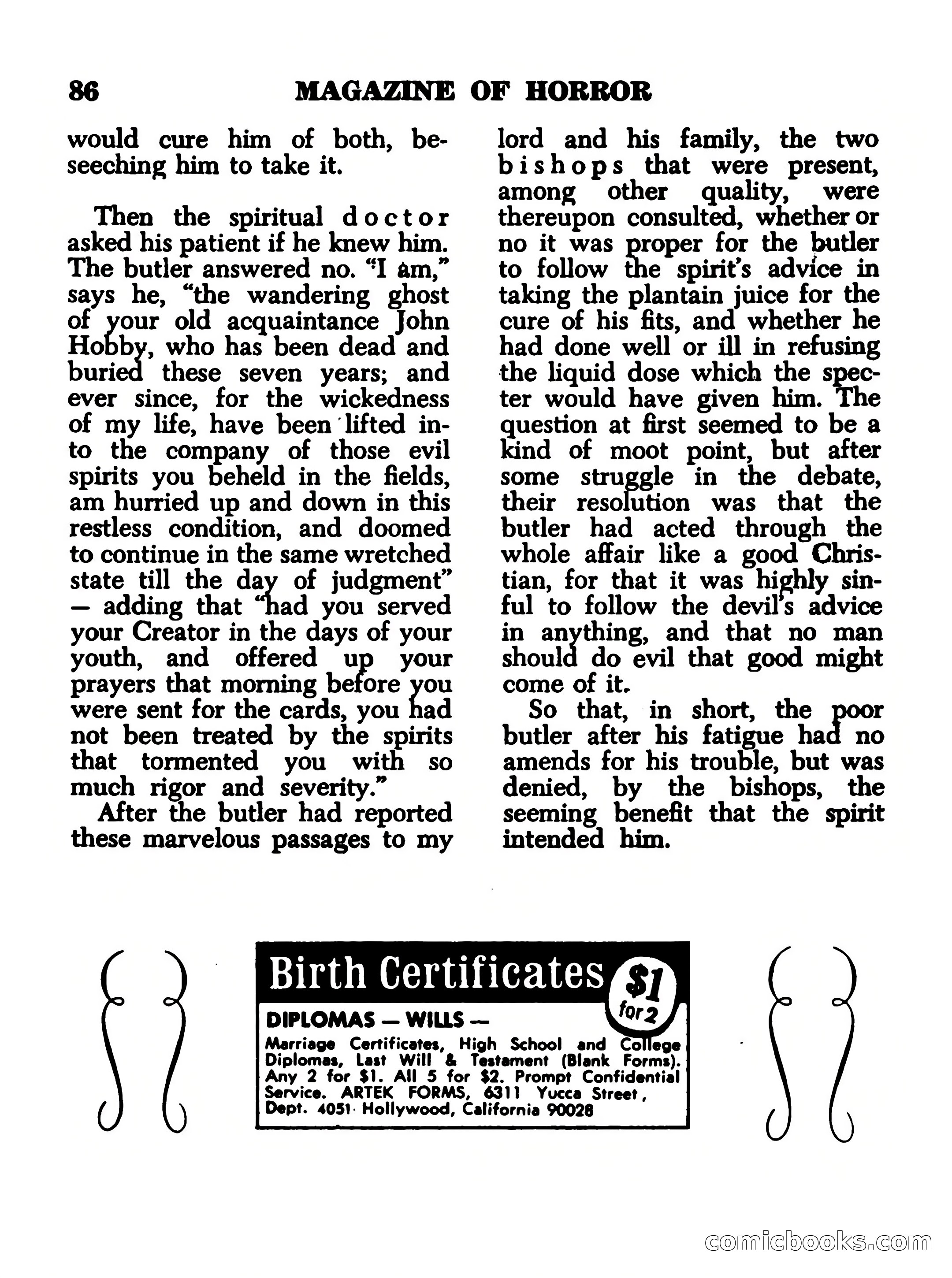 Magazine of Horror, No. 14 — page 86 of 132