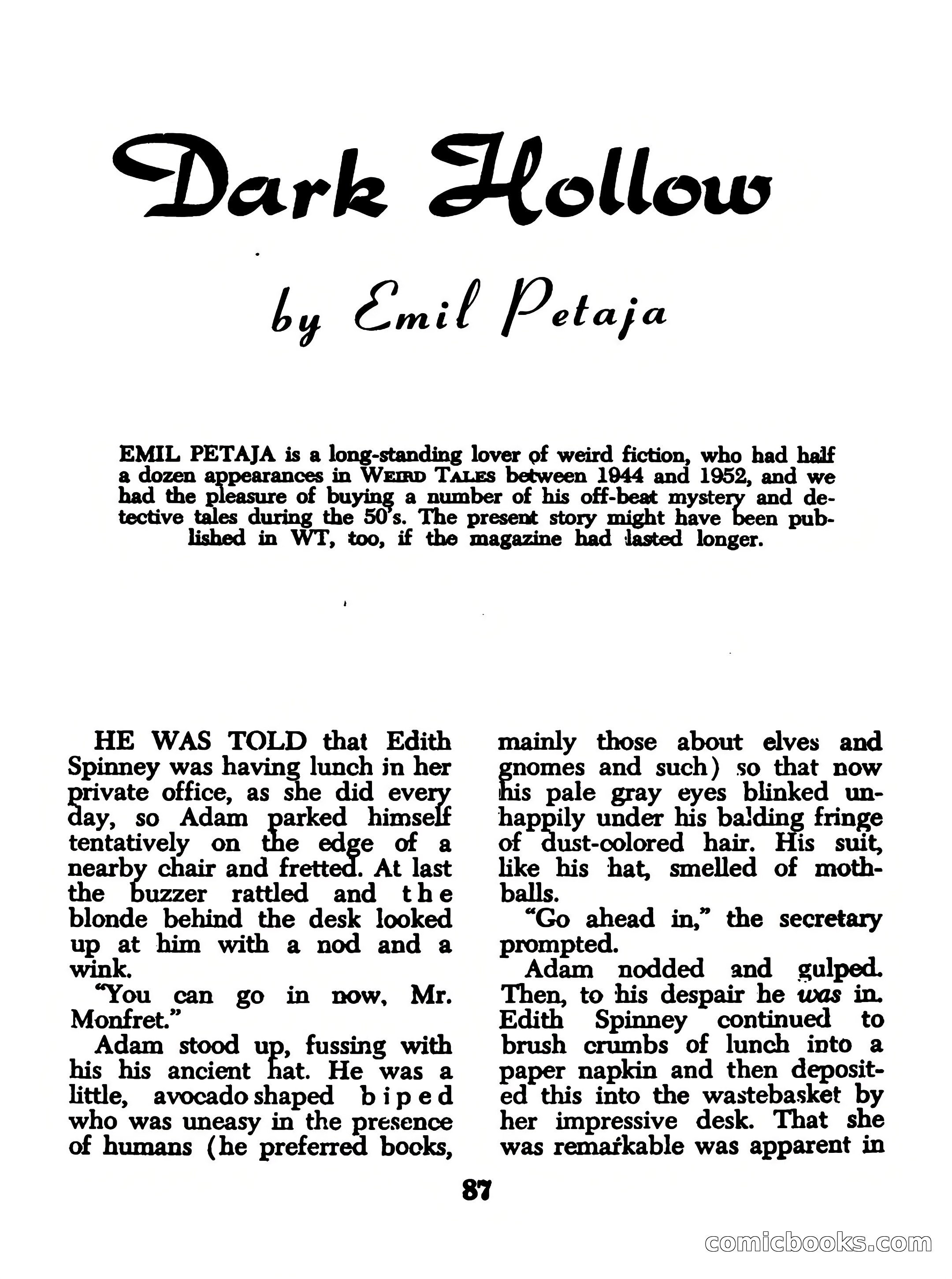 Magazine of Horror, No. 14 — page 87 of 132