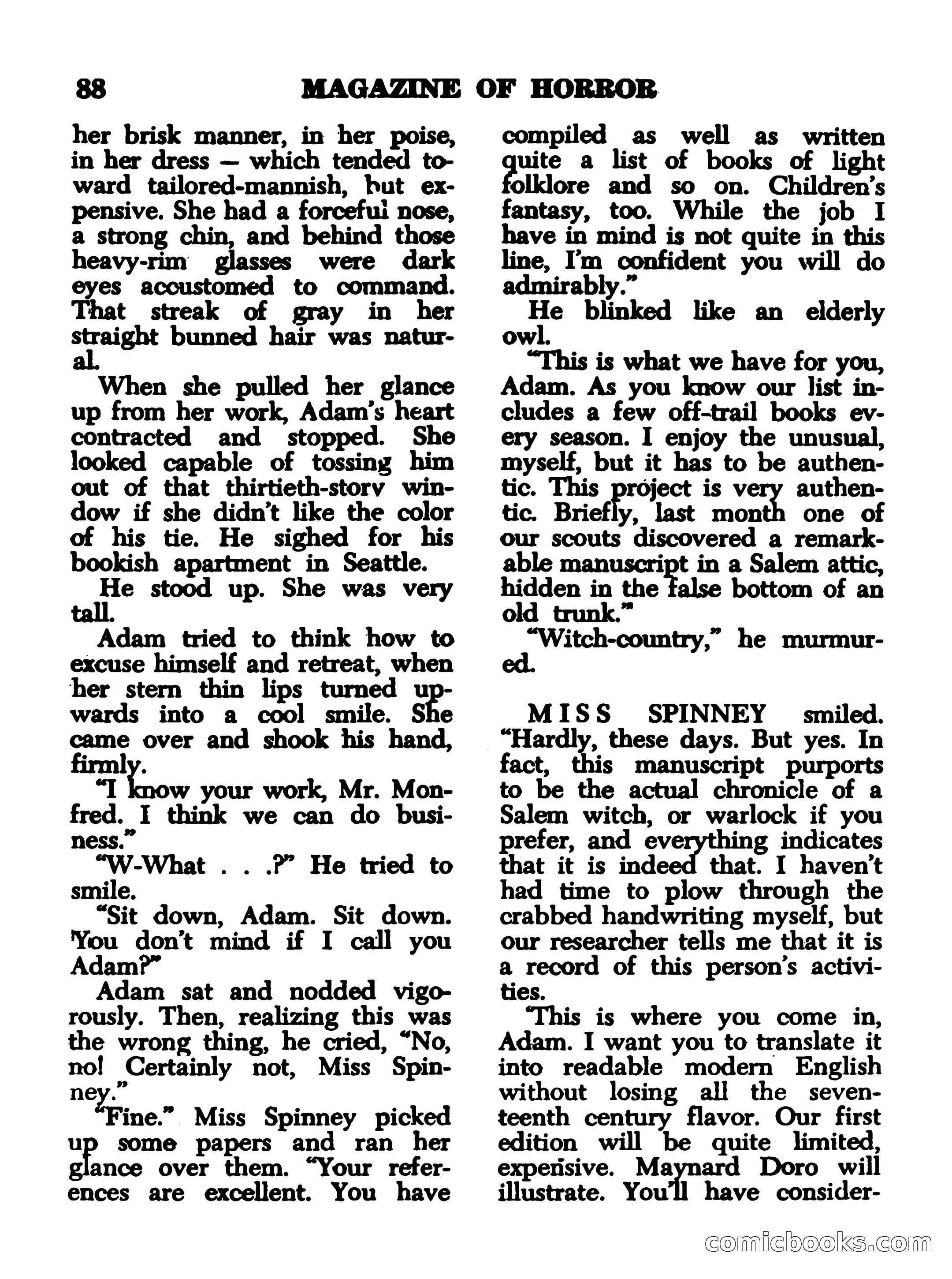 Magazine of Horror, No. 14 — page 88 of 132