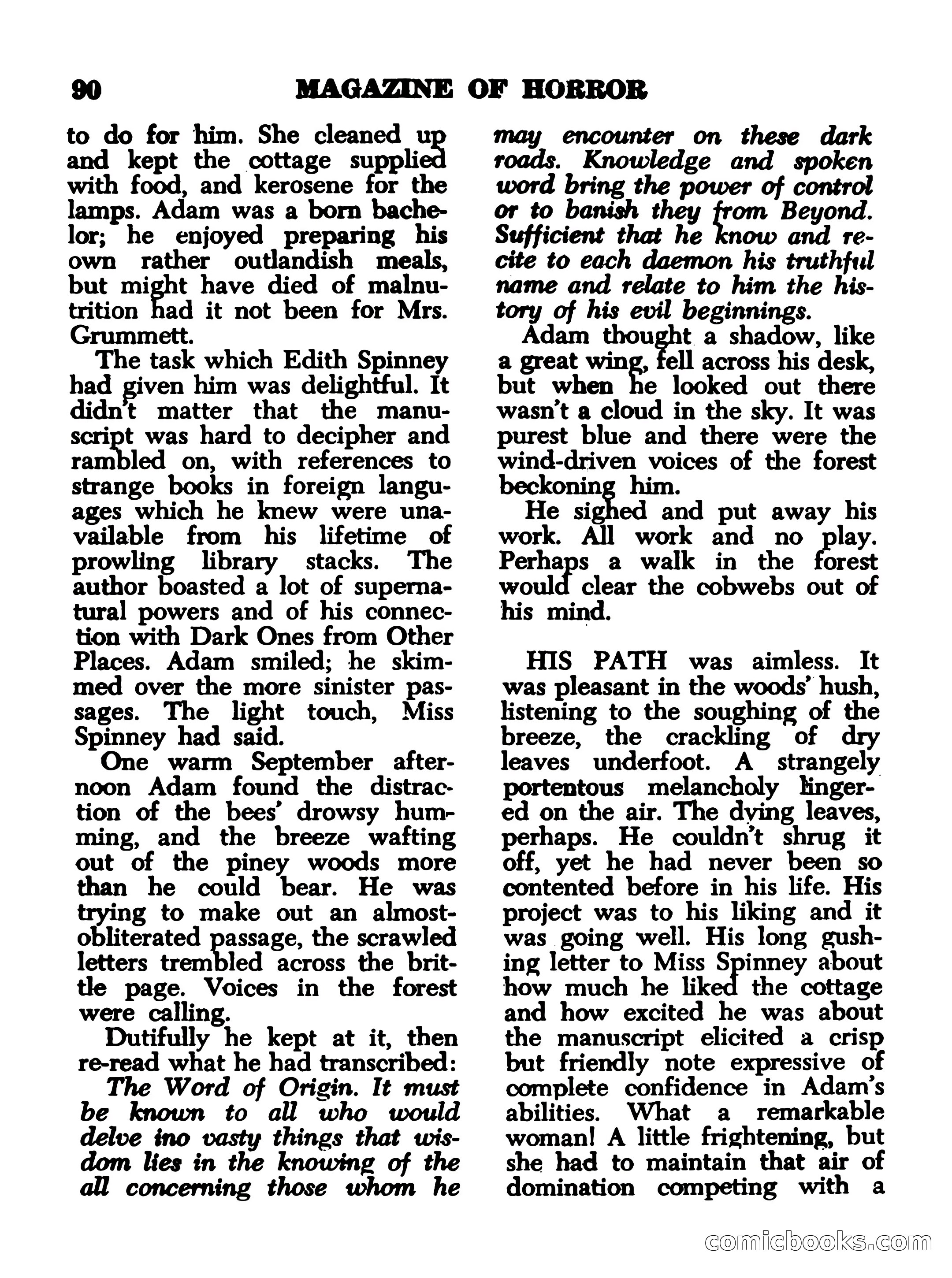Magazine of Horror, No. 14 — page 90 of 132