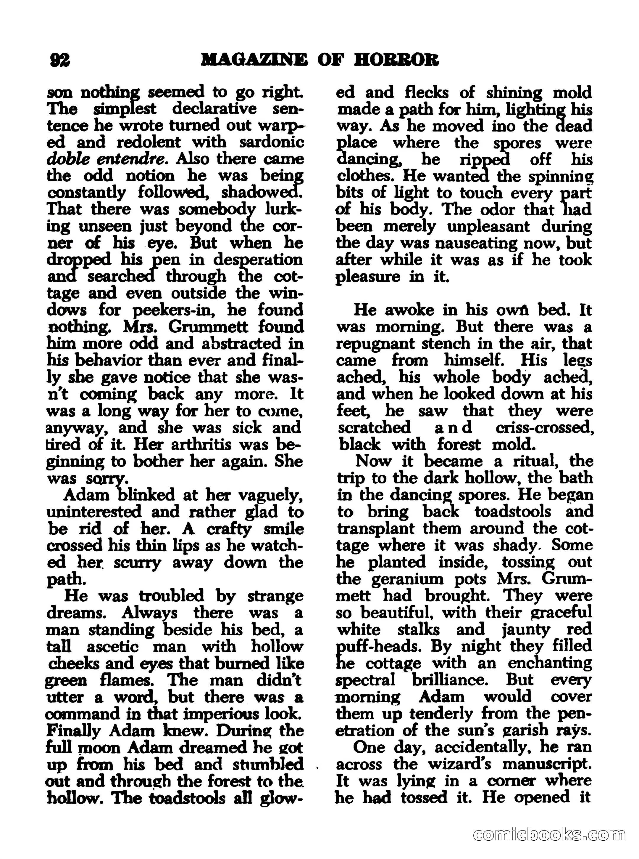 Magazine of Horror, No. 14 — page 92 of 132