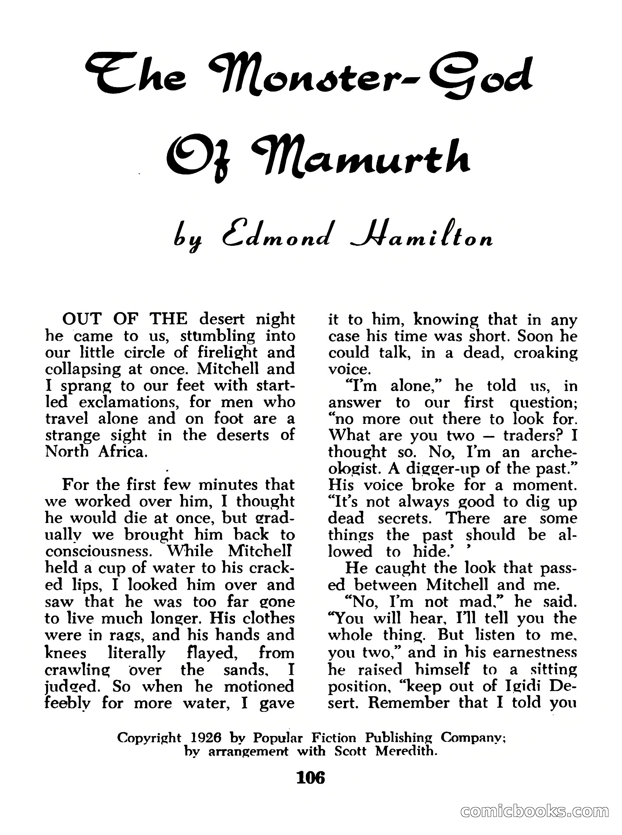 Magazine of Horror, No. 14 — page 106 of 132