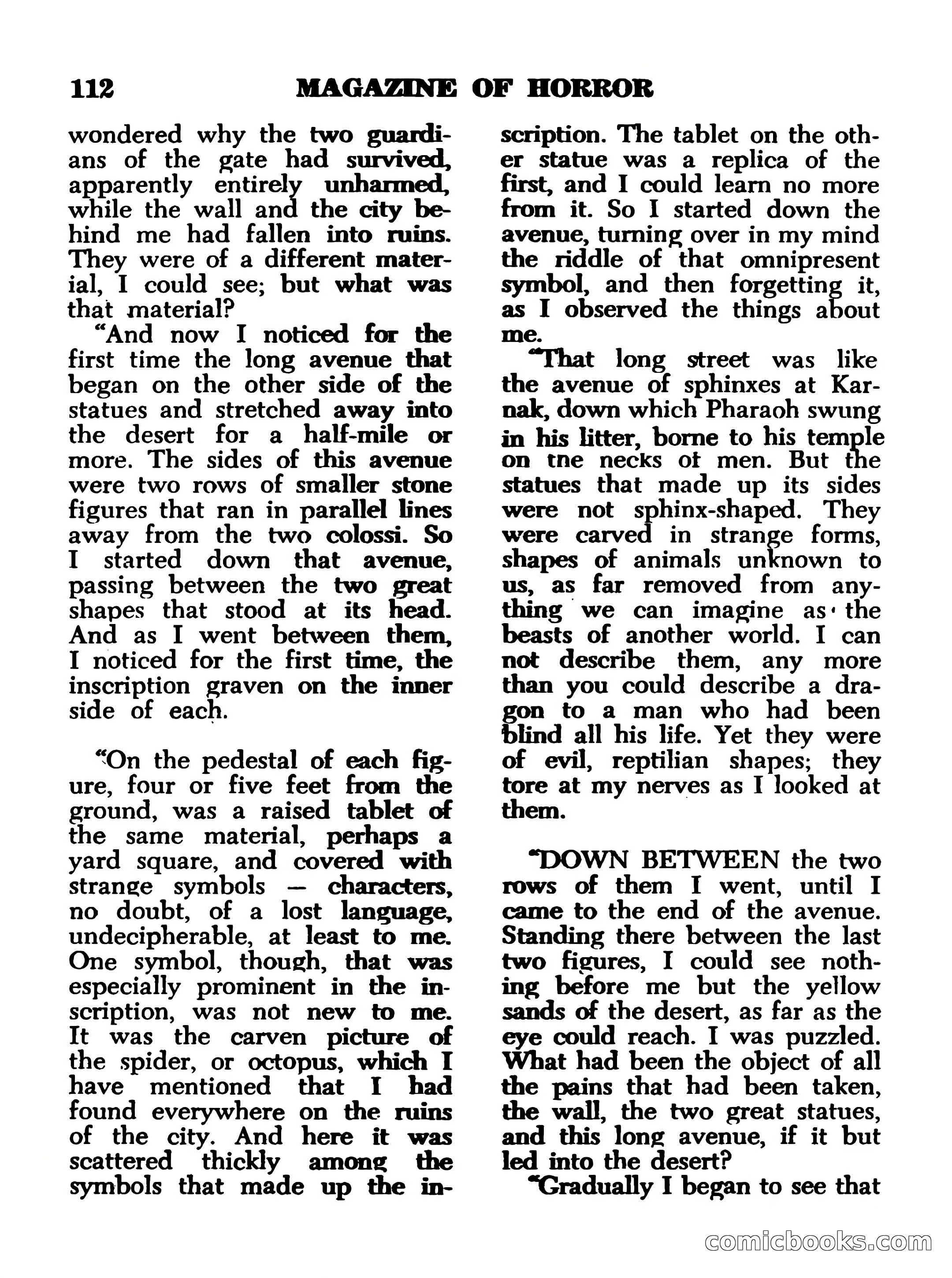 Magazine of Horror, No. 14 — page 112 of 132