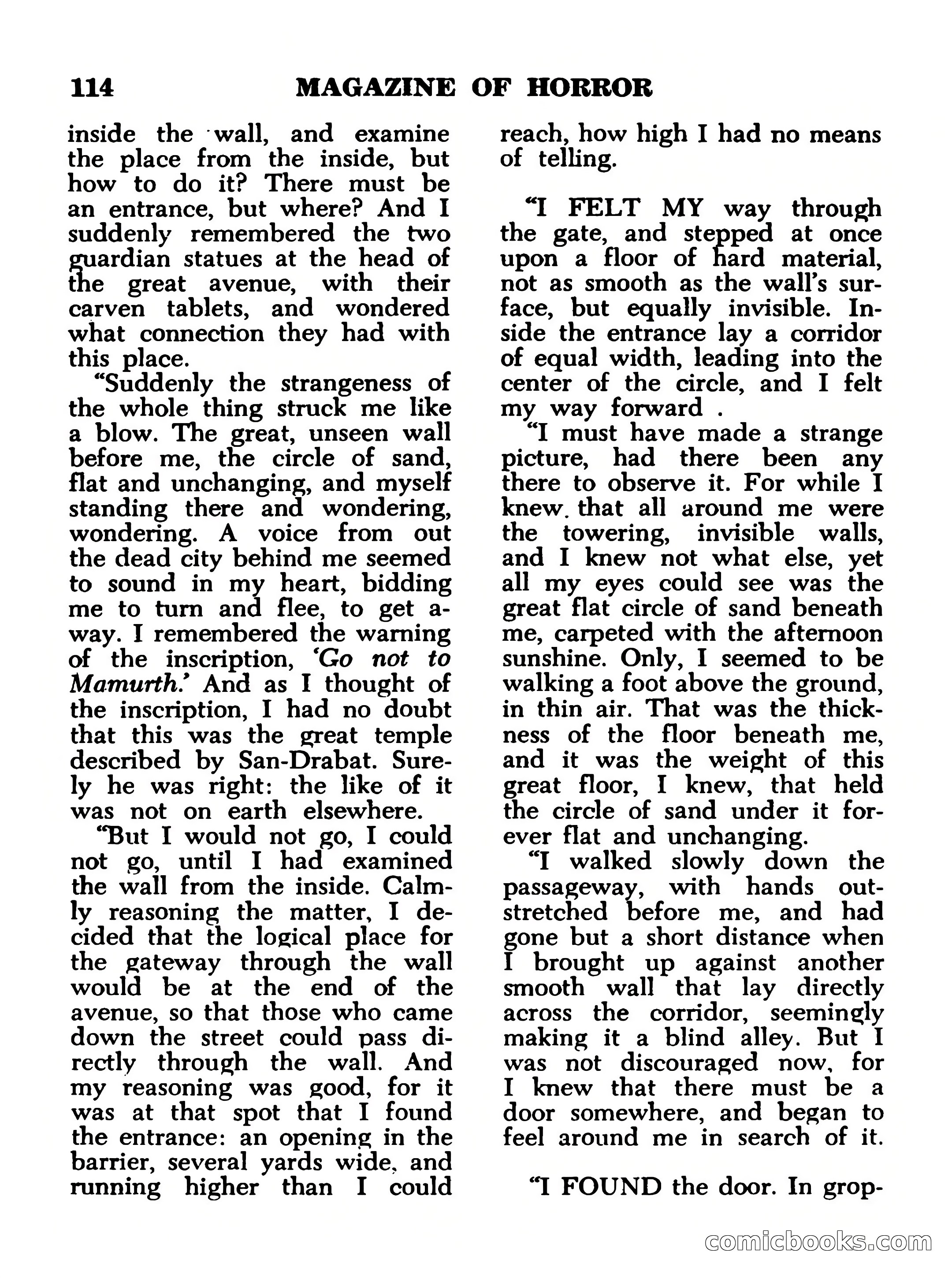 Magazine of Horror, No. 14 — page 114 of 132