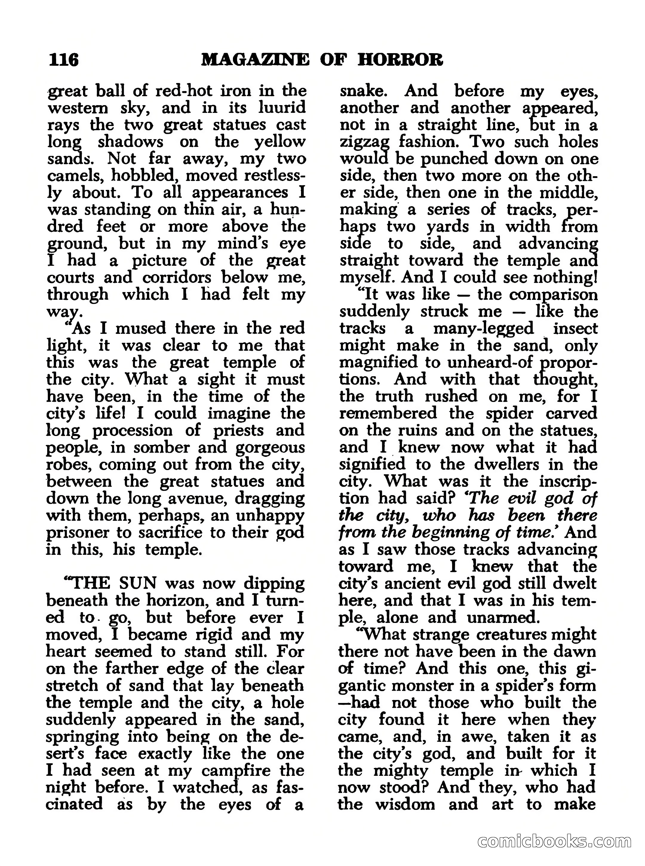 Magazine of Horror, No. 14 — page 116 of 132