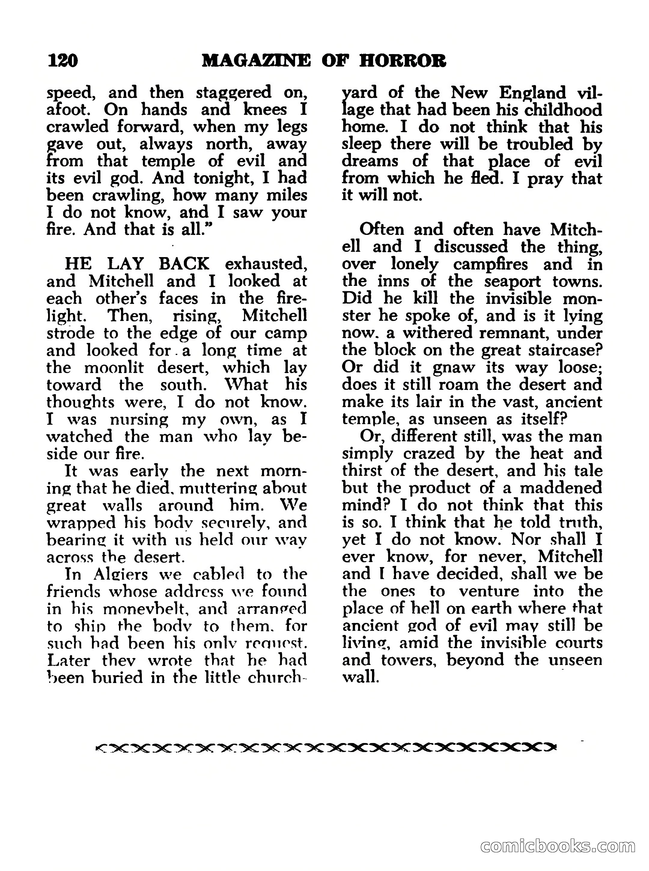 Magazine of Horror, No. 14 — page 120 of 132