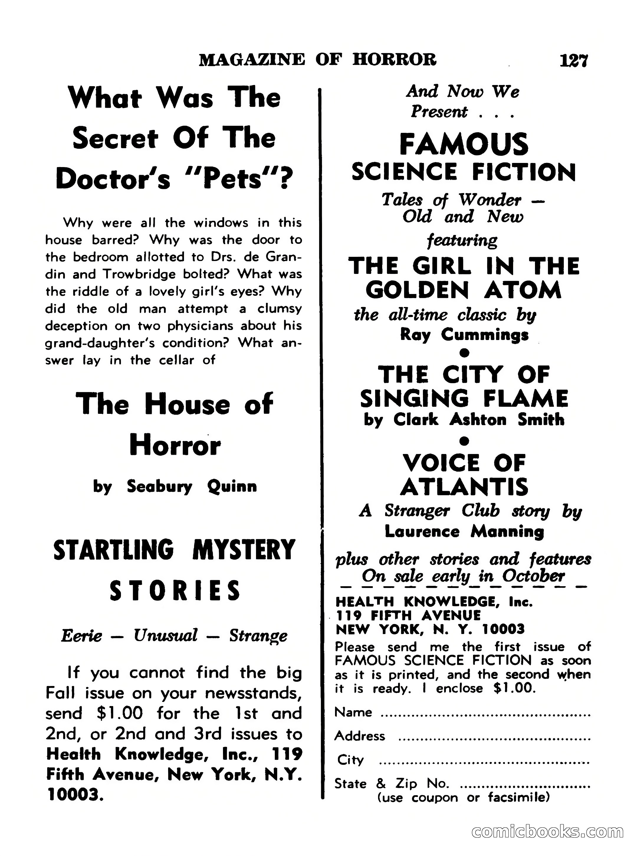Magazine of Horror, No. 14 — page 127 of 132