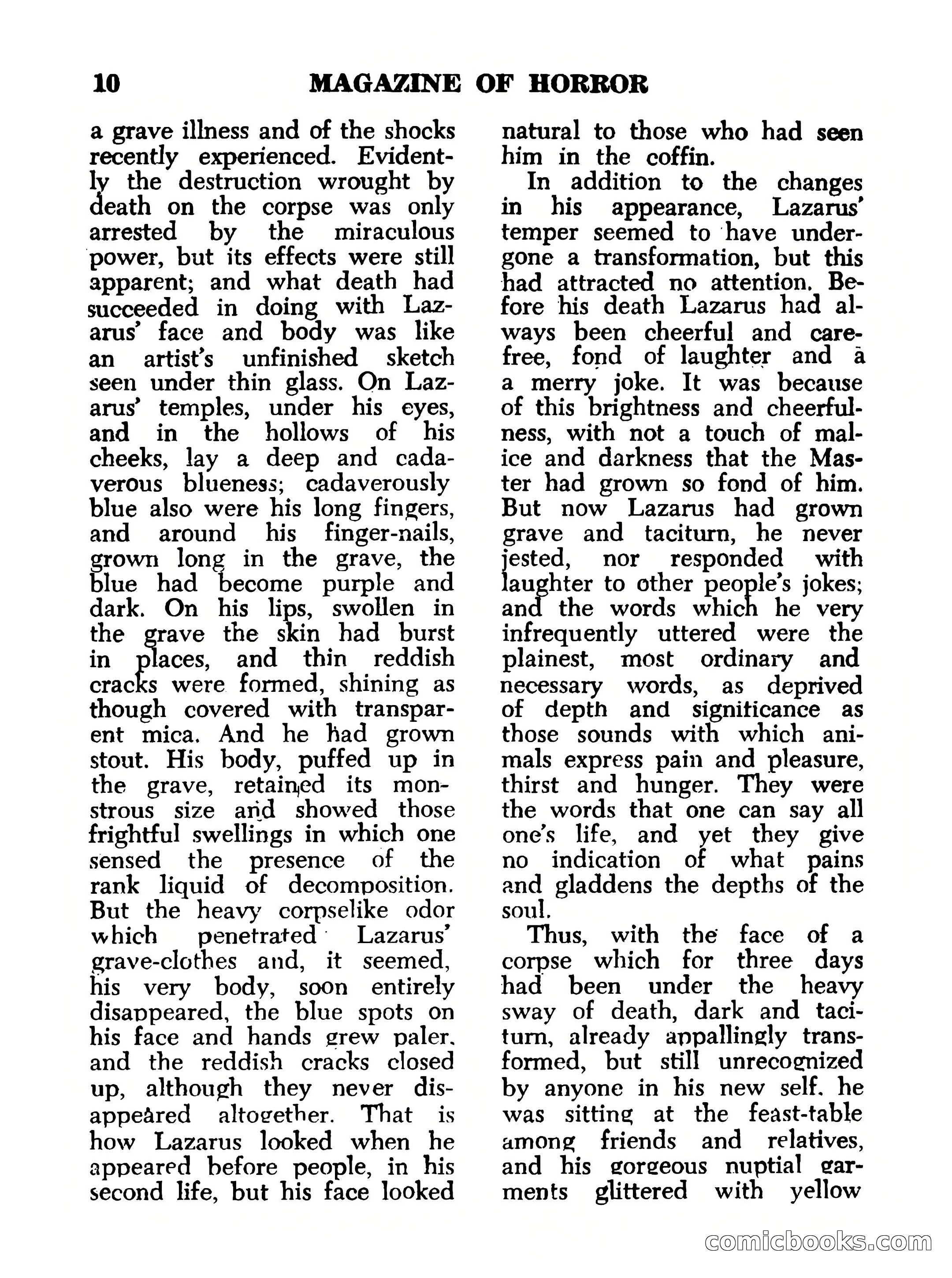 Magazine of Horror #16 — page 10 of 132
