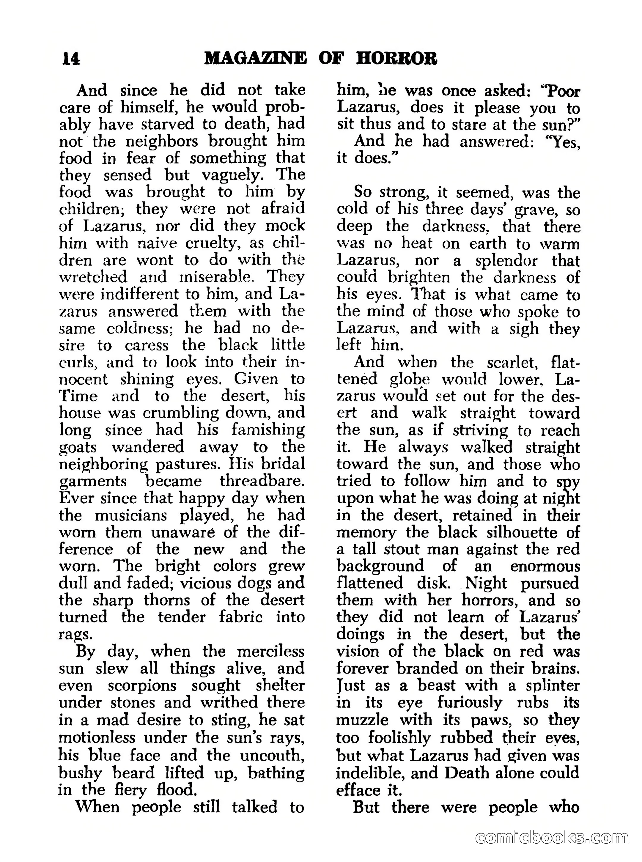 Magazine of Horror #16 — page 14 of 132