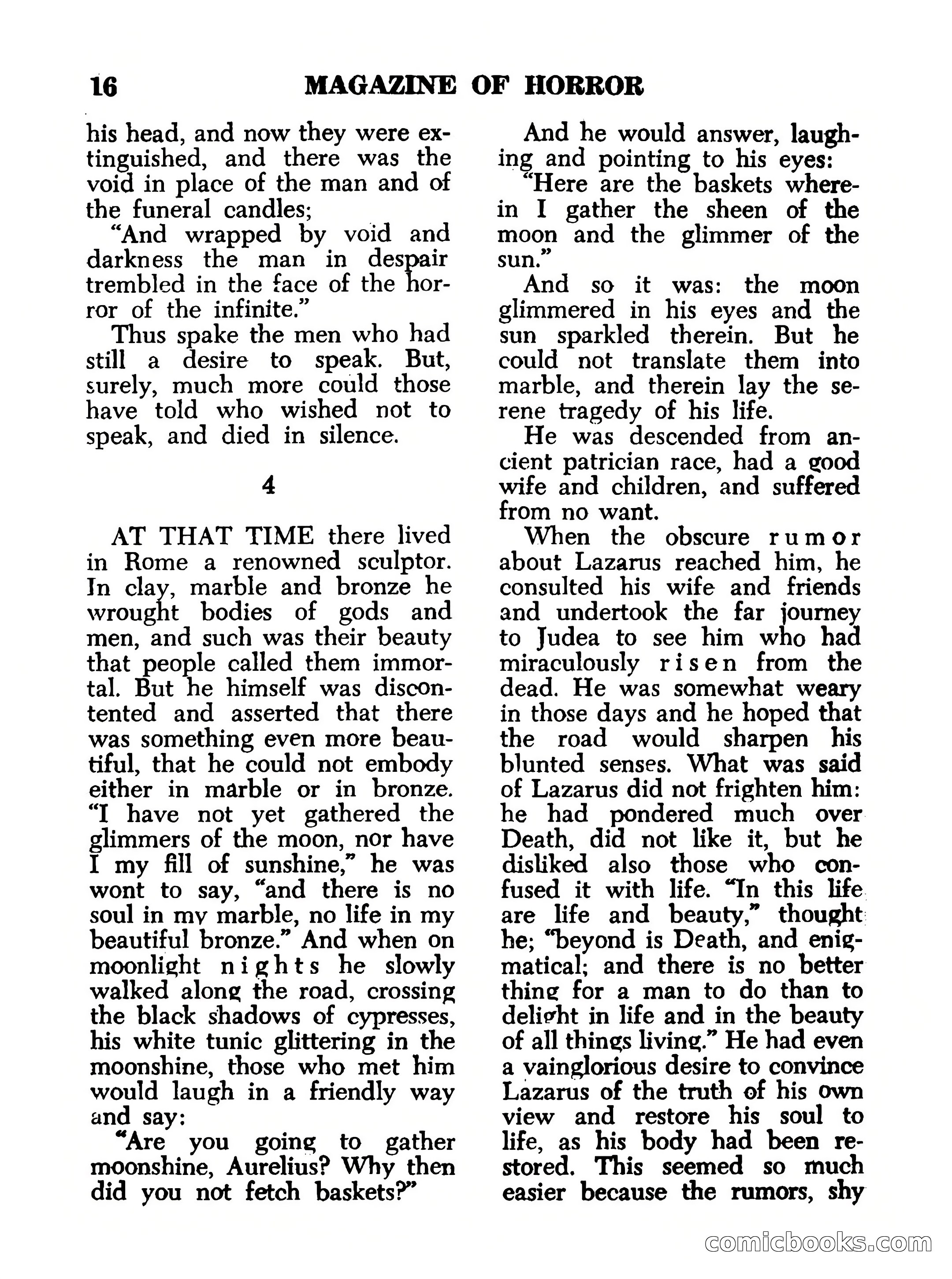 Magazine of Horror #16 — page 16 of 132
