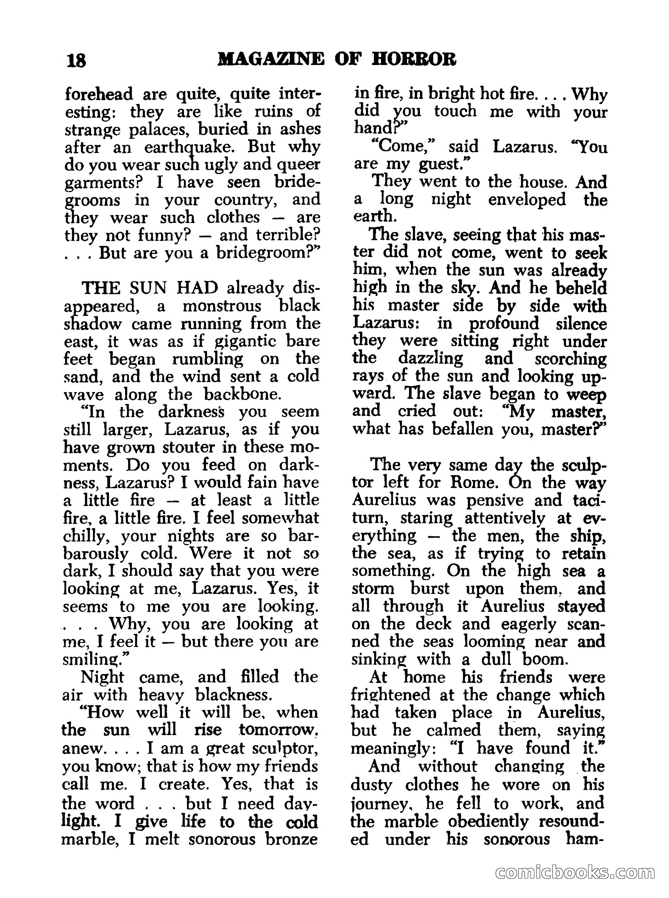 Magazine of Horror #16 — page 18 of 132