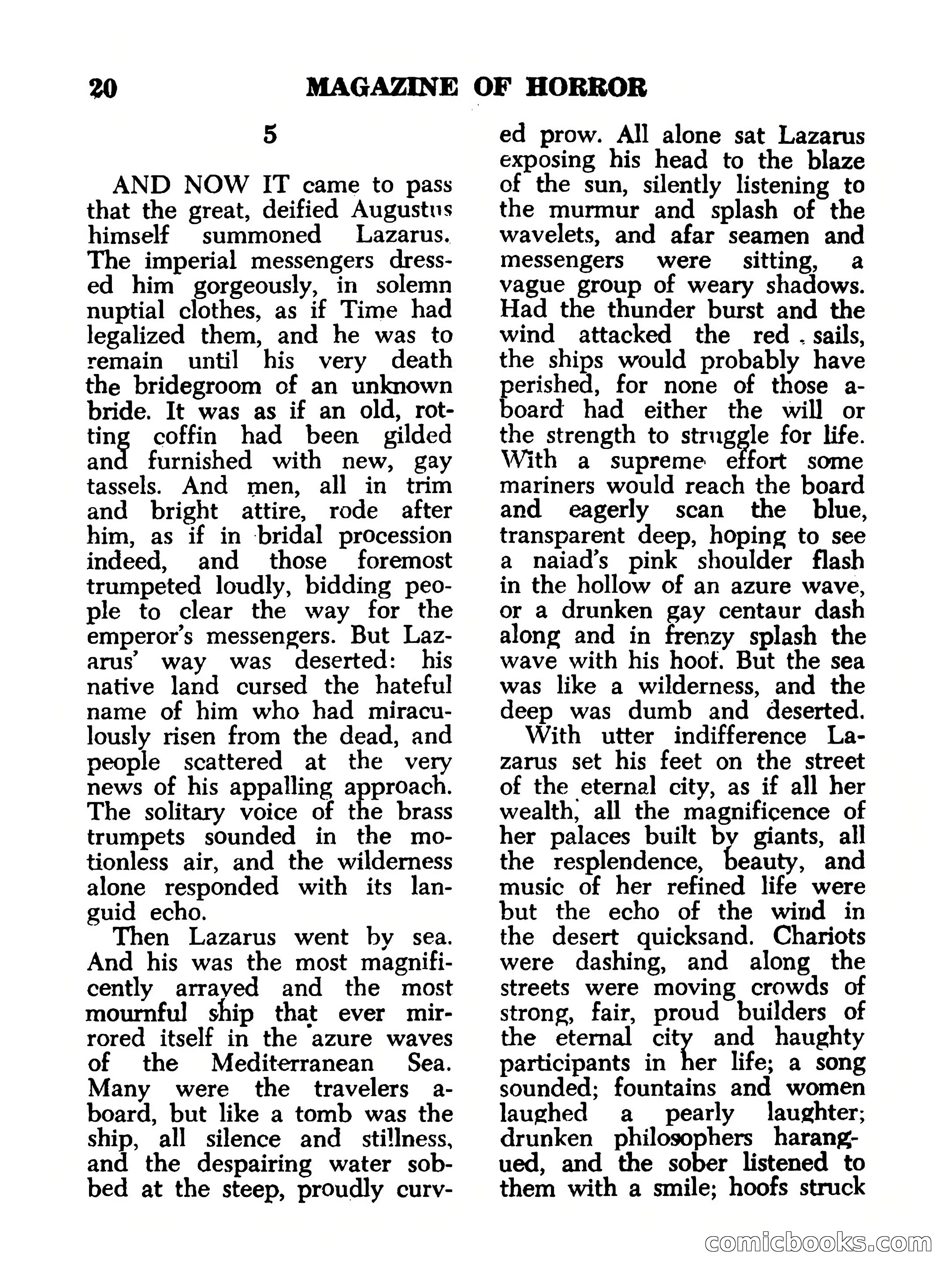 Magazine of Horror #16 — page 20 of 132
