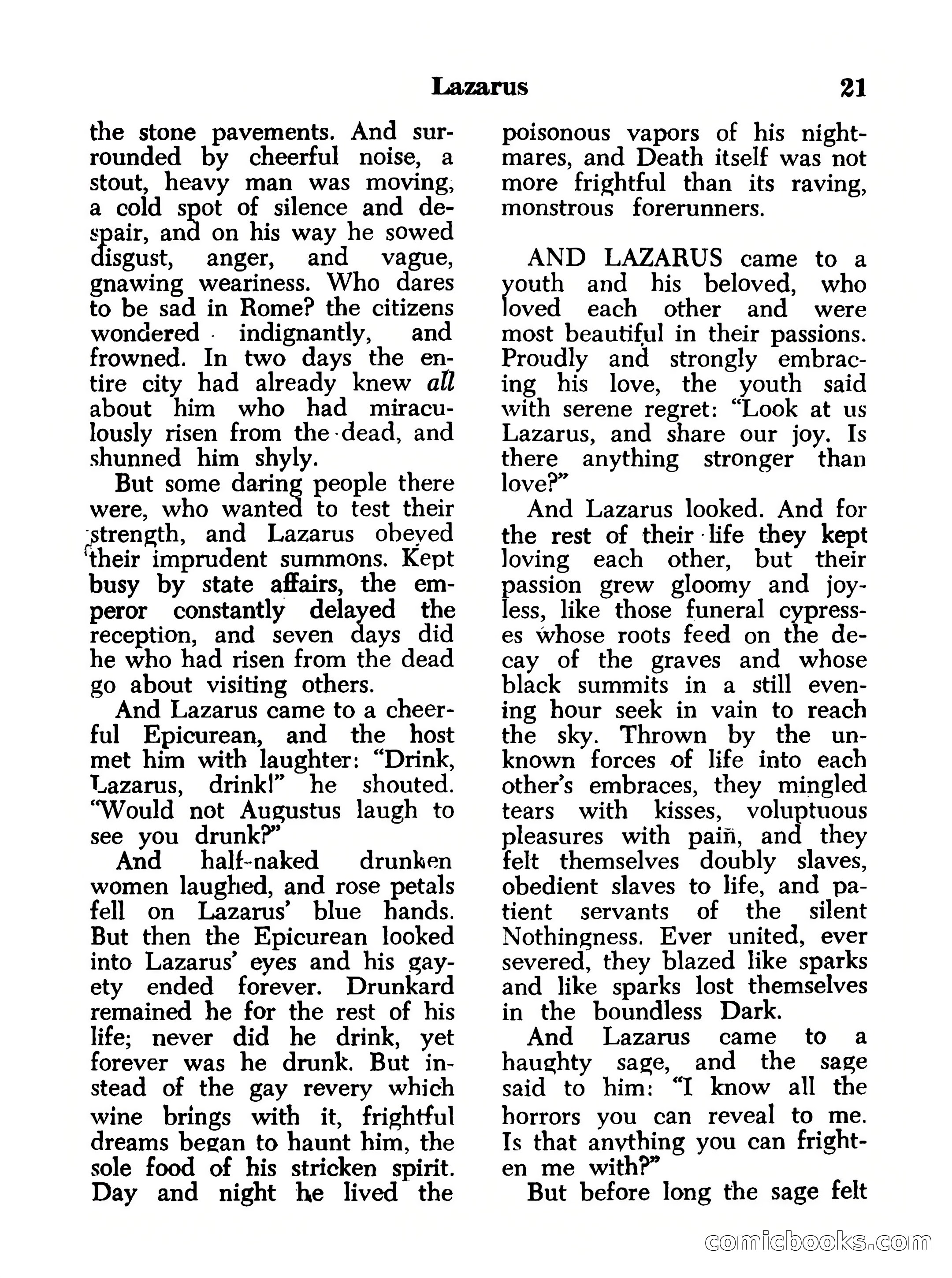 Magazine of Horror #16 — page 21 of 132