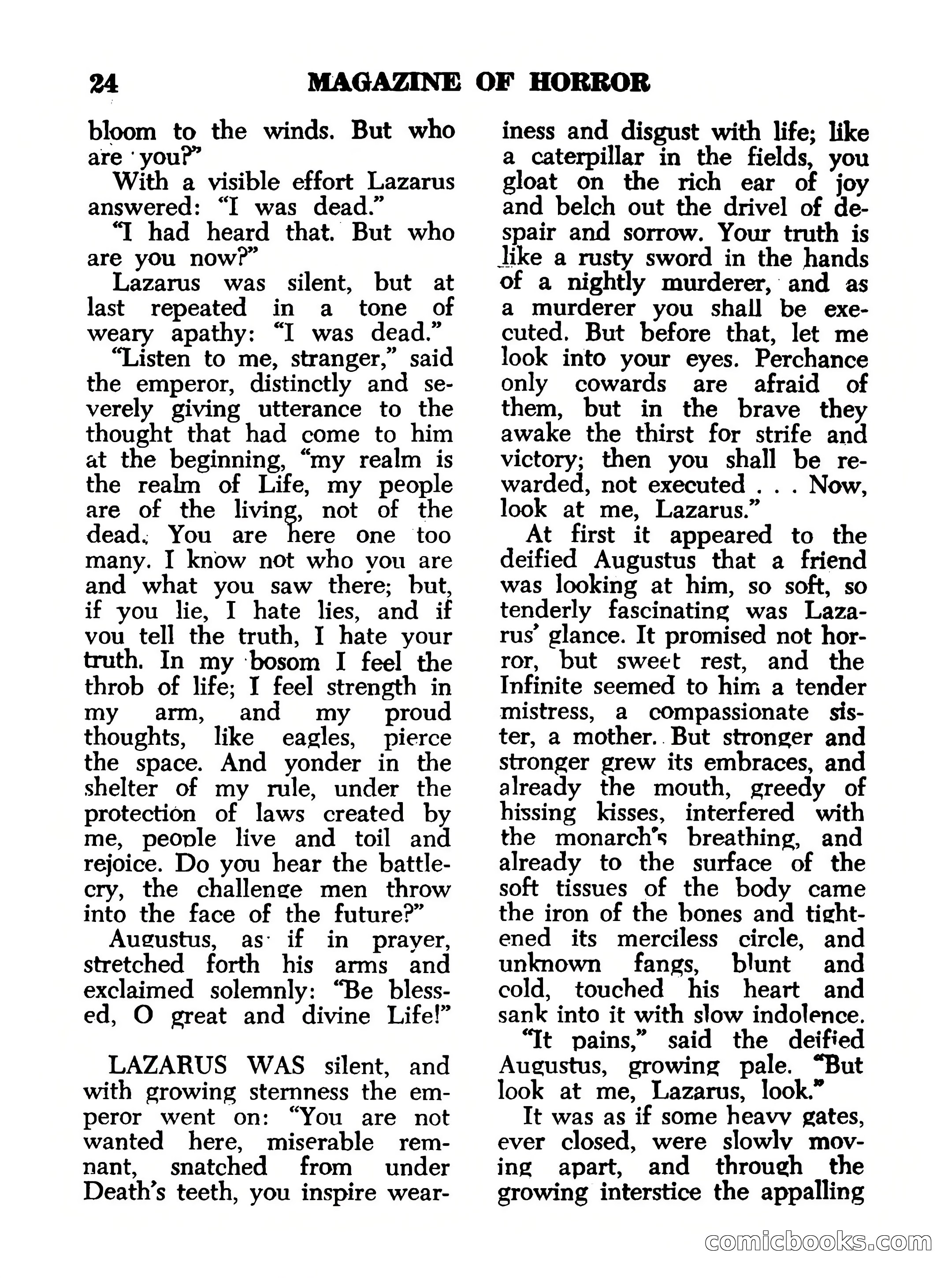 Magazine of Horror #16 — page 24 of 132