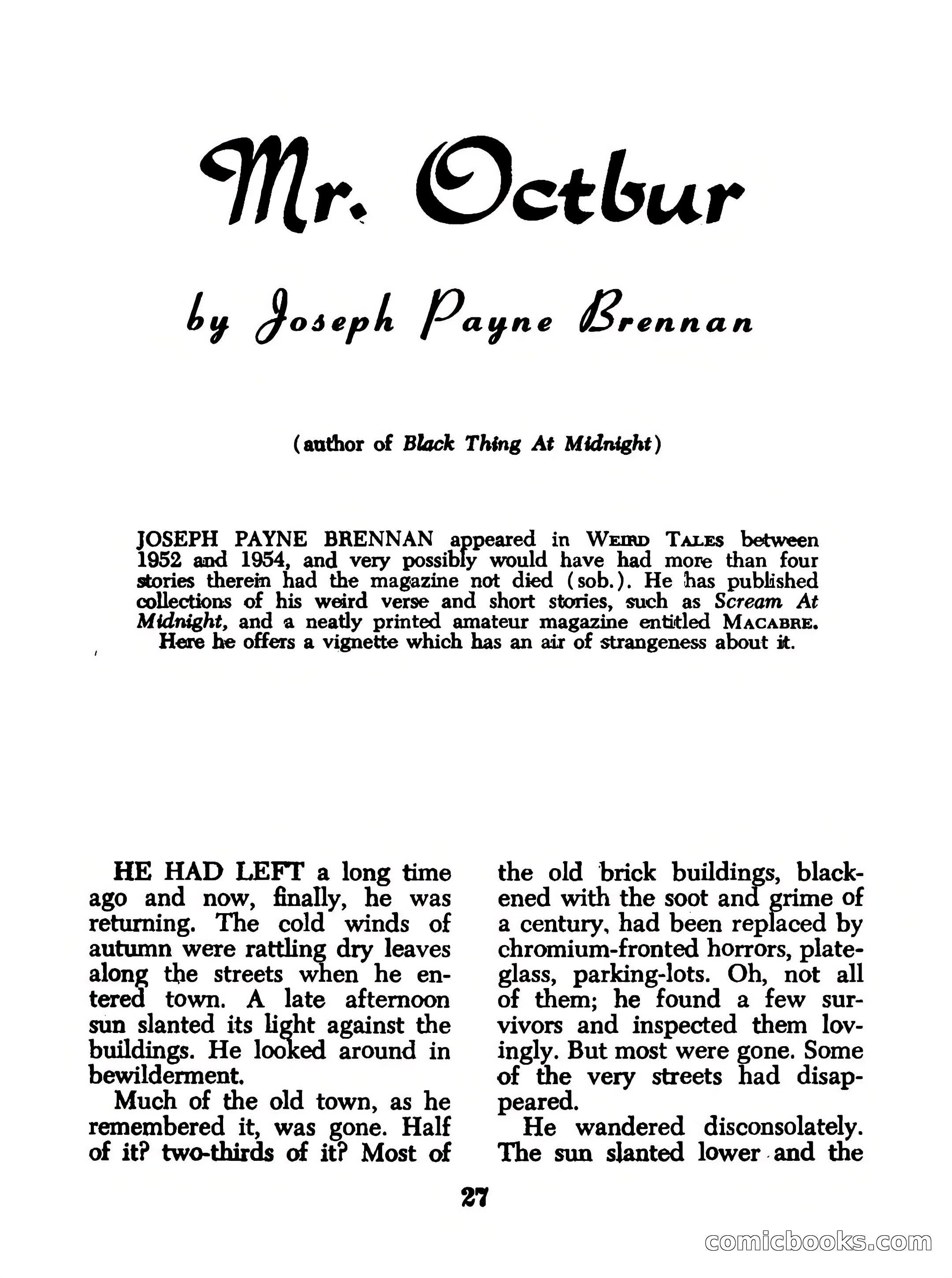 Magazine of Horror #16 — page 27 of 132