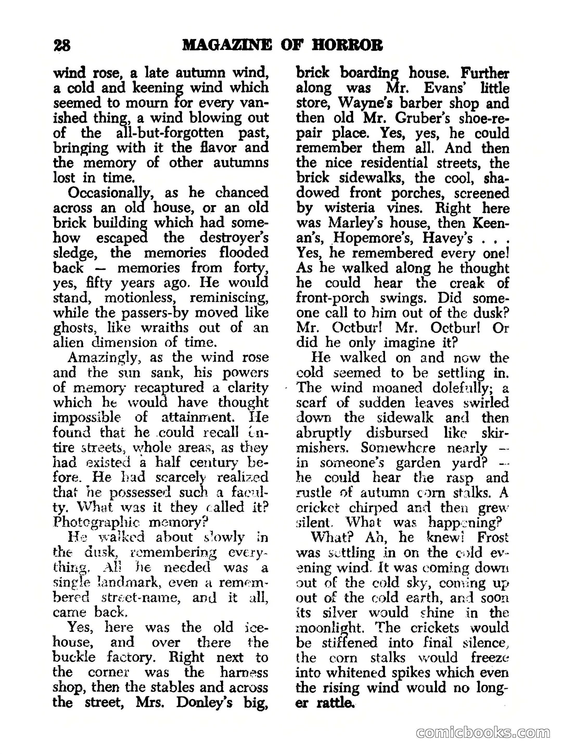 Magazine of Horror #16 — page 28 of 132