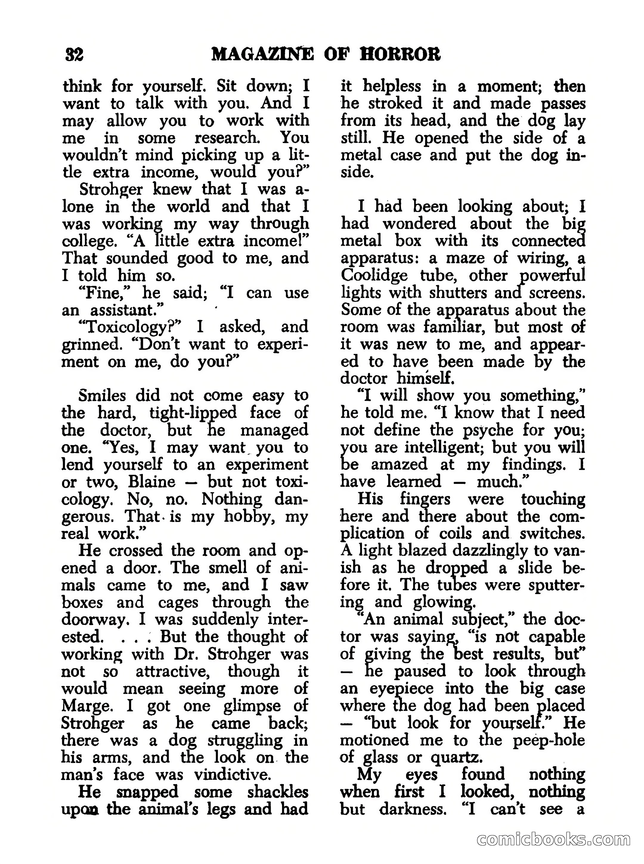Magazine of Horror #16 — page 32 of 132