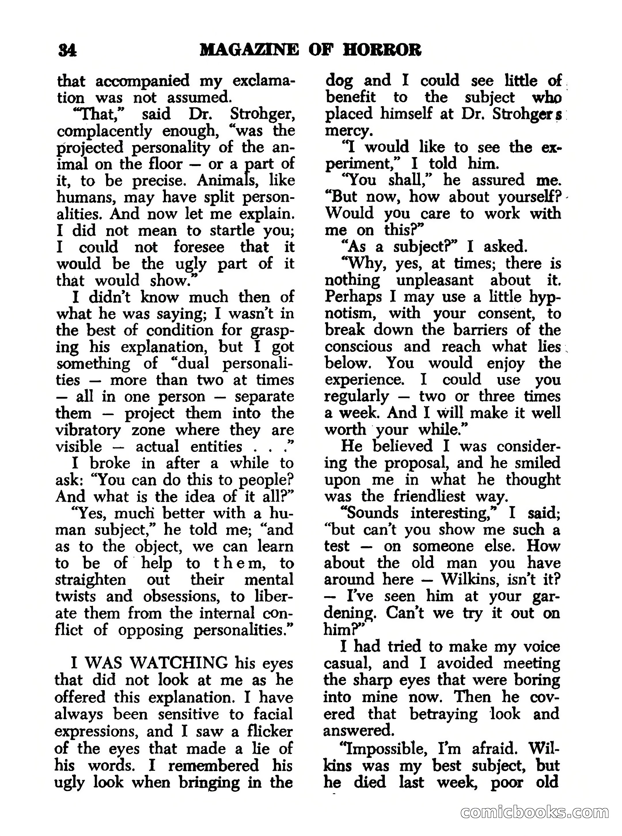 Magazine of Horror #16 — page 34 of 132