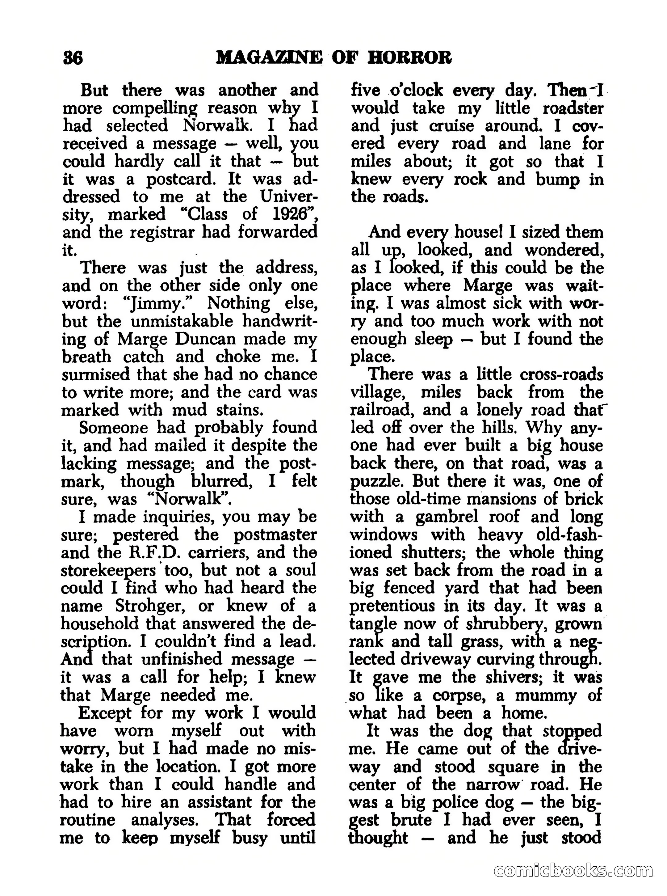 Magazine of Horror #16 — page 36 of 132