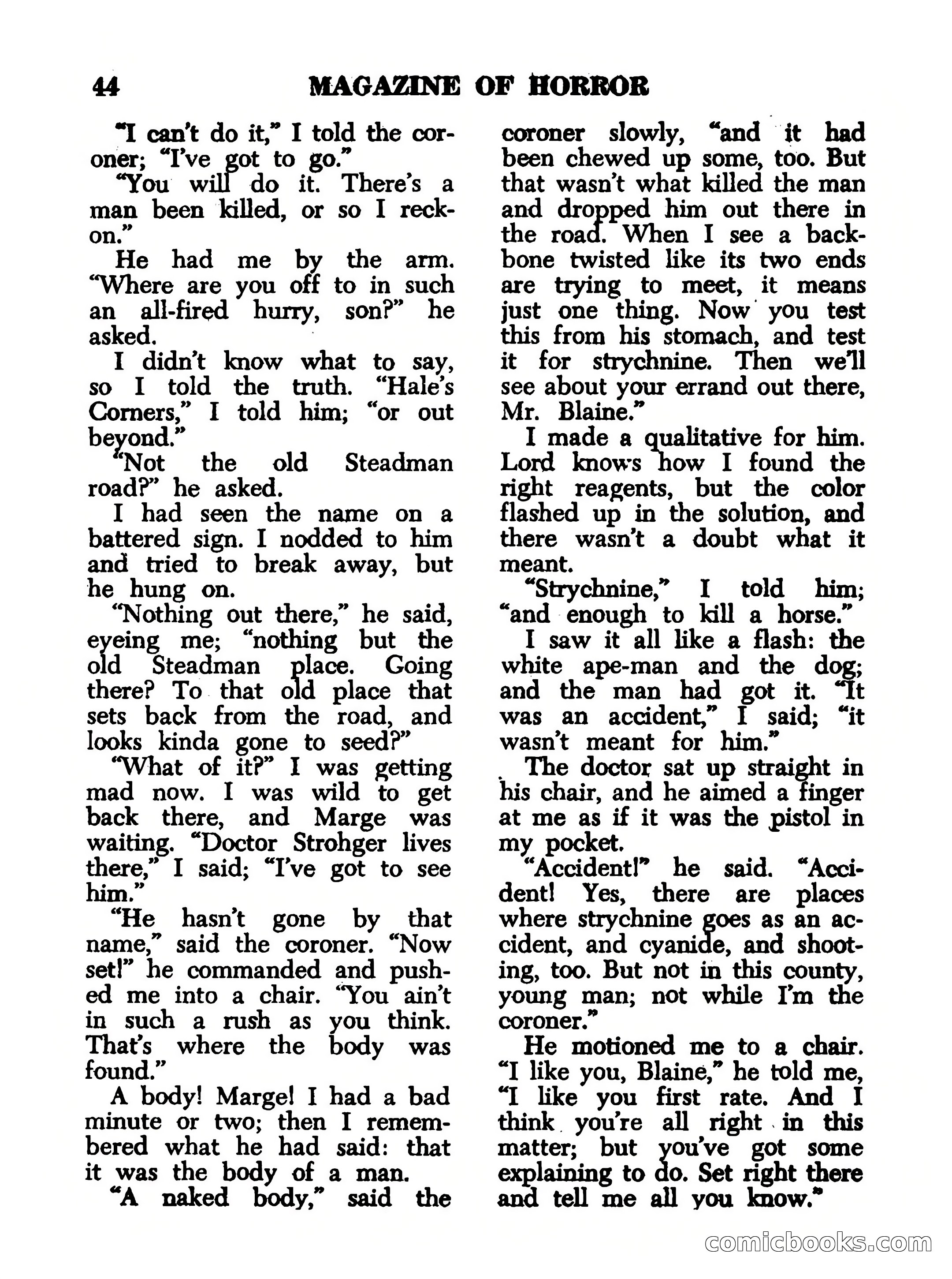 Magazine of Horror #16 — page 44 of 132