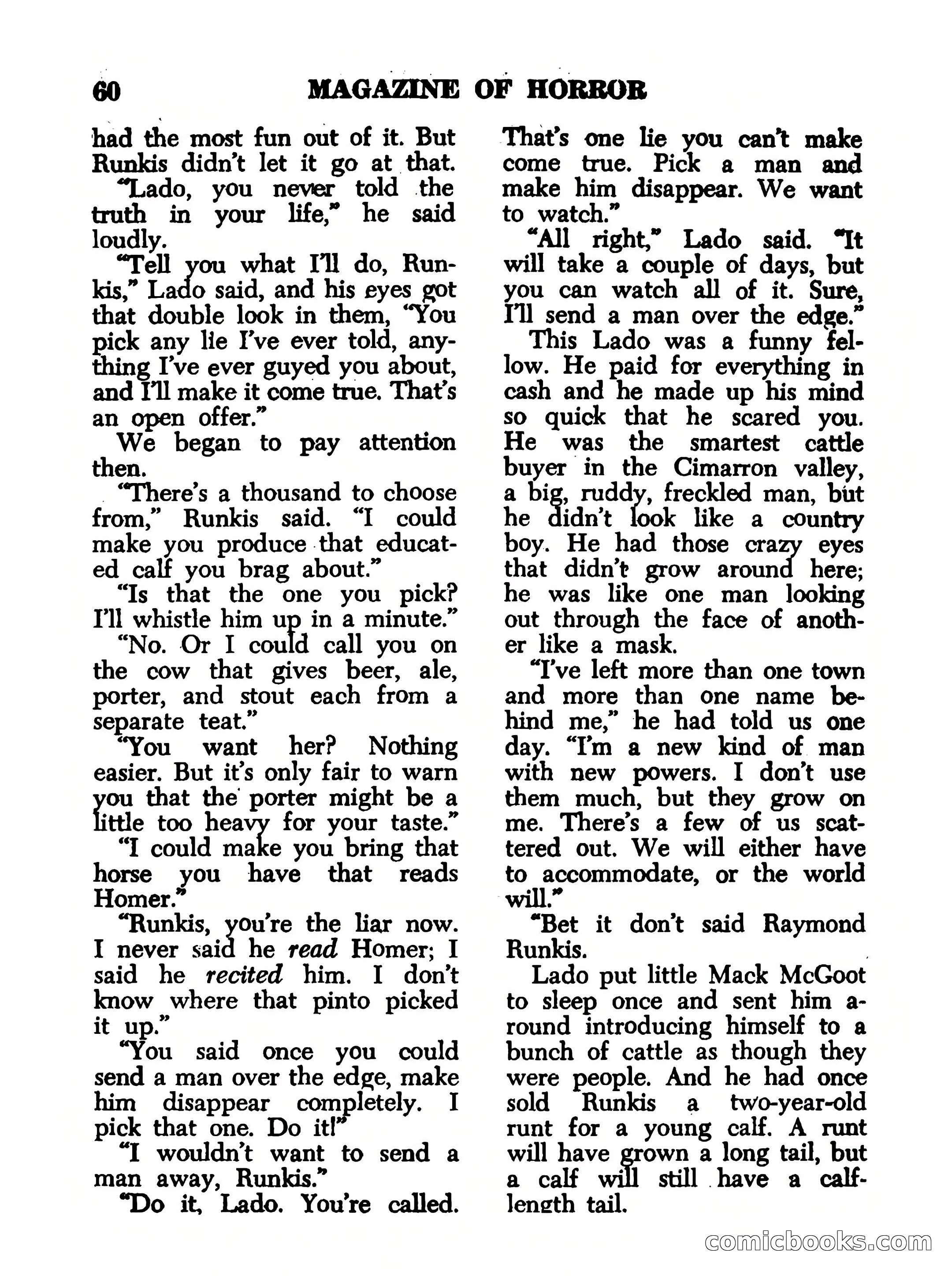Magazine of Horror #16 — page 60 of 132