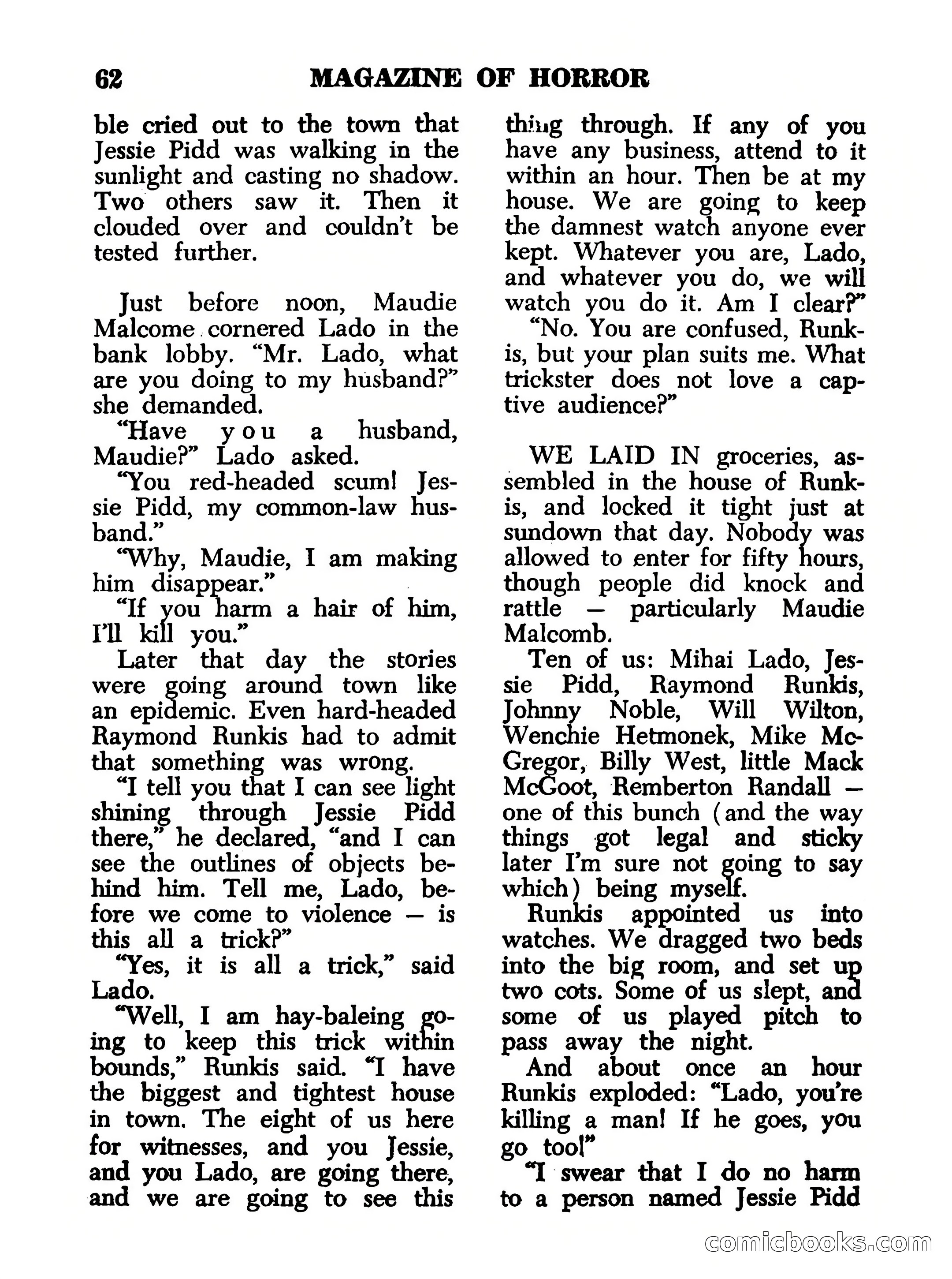 Magazine of Horror #16 — page 62 of 132