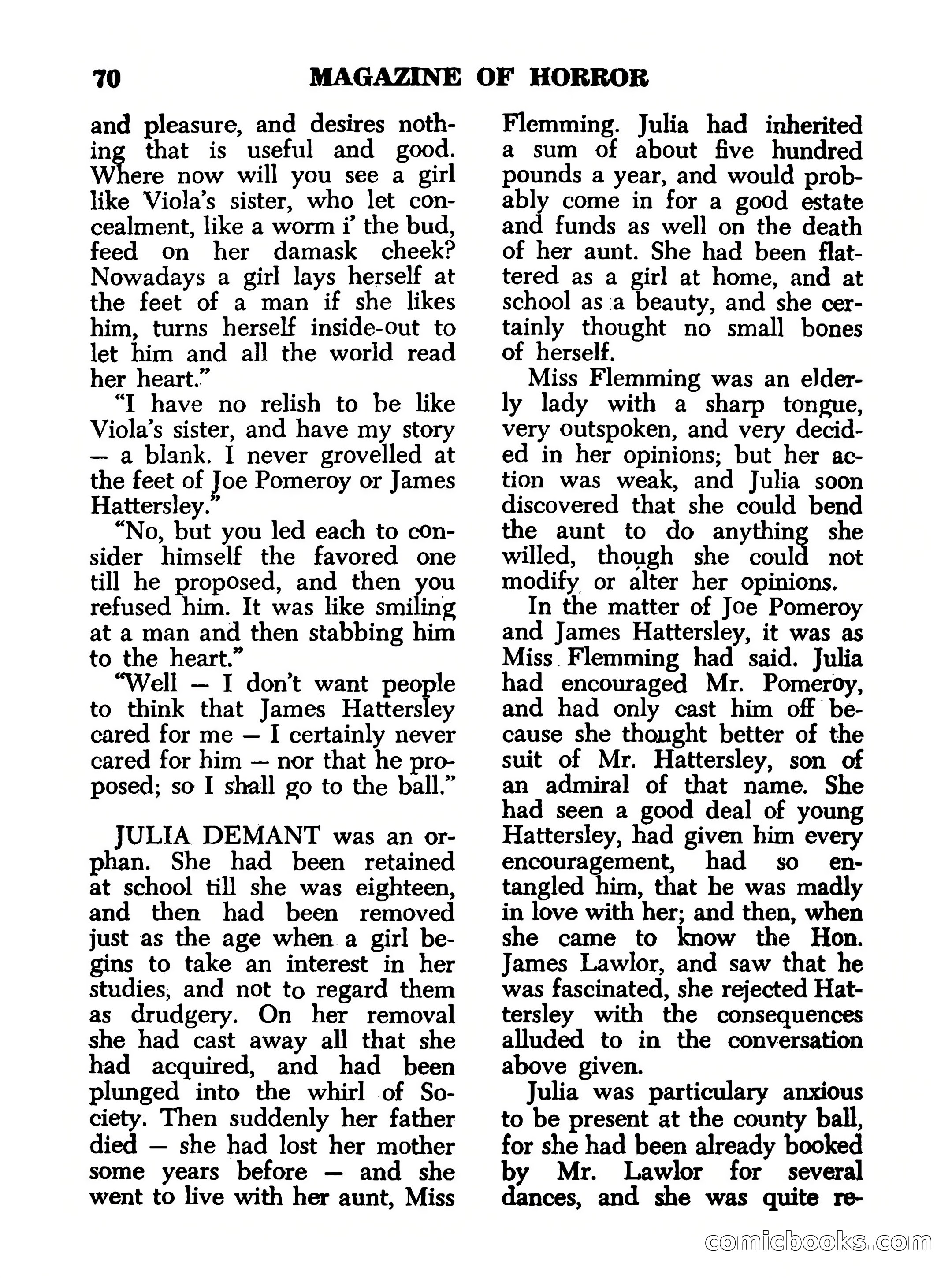 Magazine of Horror #16 — page 70 of 132