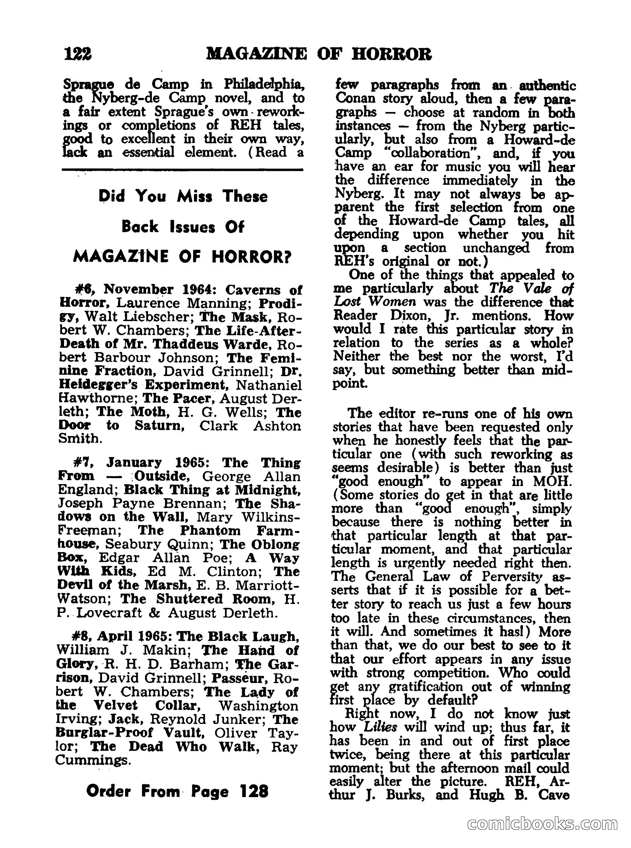 Magazine of Horror #16 — page 122 of 132