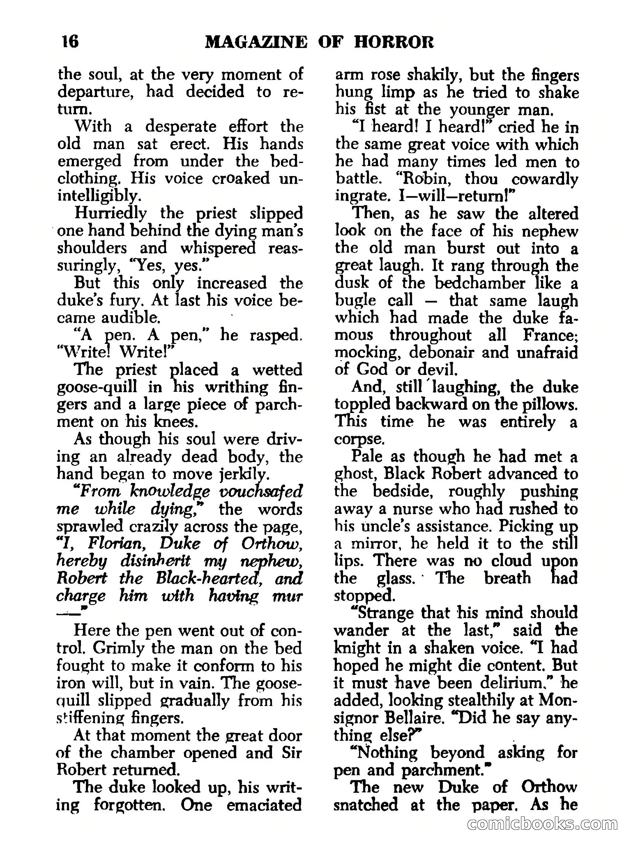 Magazine of Horror #17 — page 16 of 132