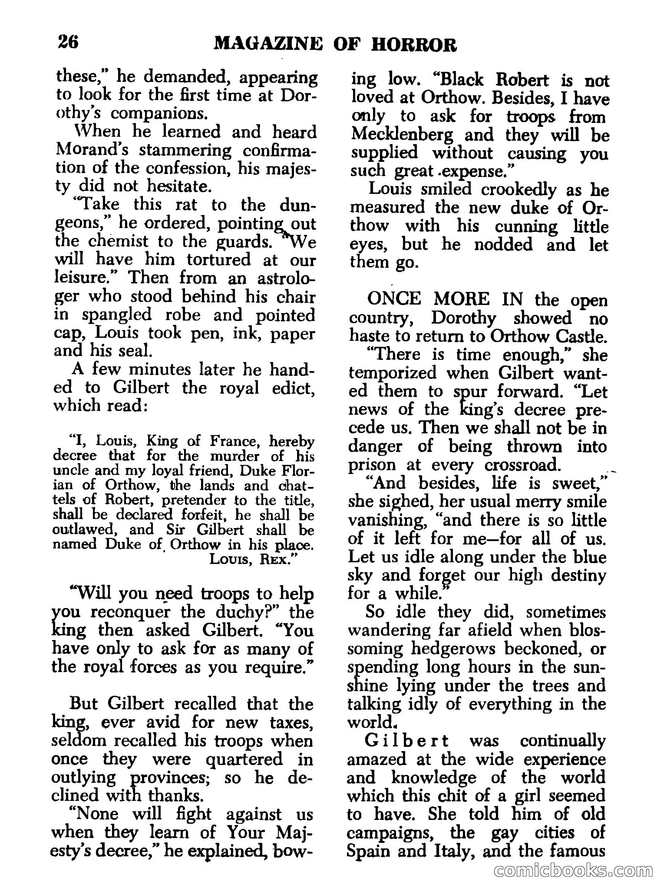 Magazine of Horror #17 — page 26 of 132