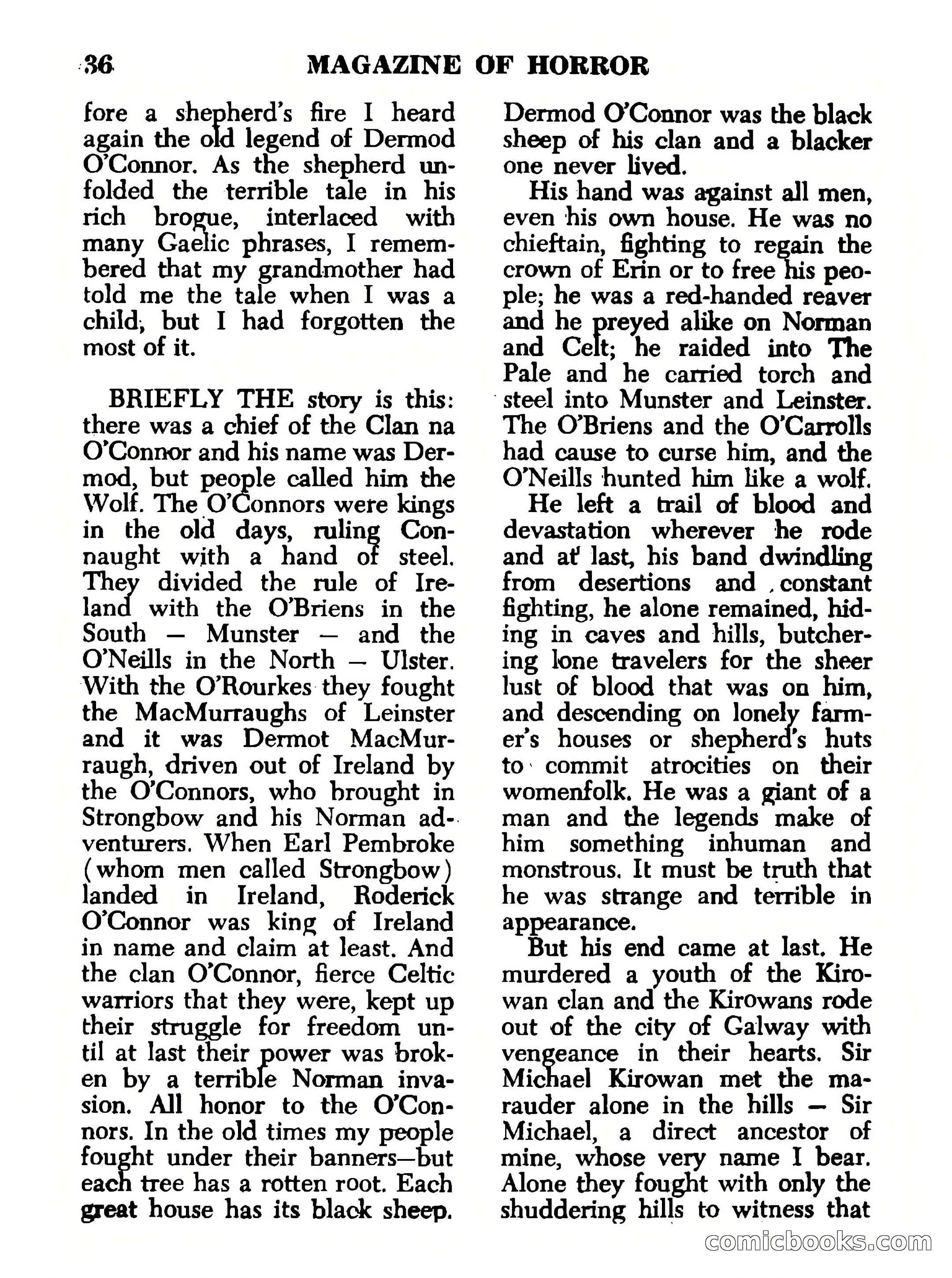 Magazine of Horror #17 — page 36 of 132