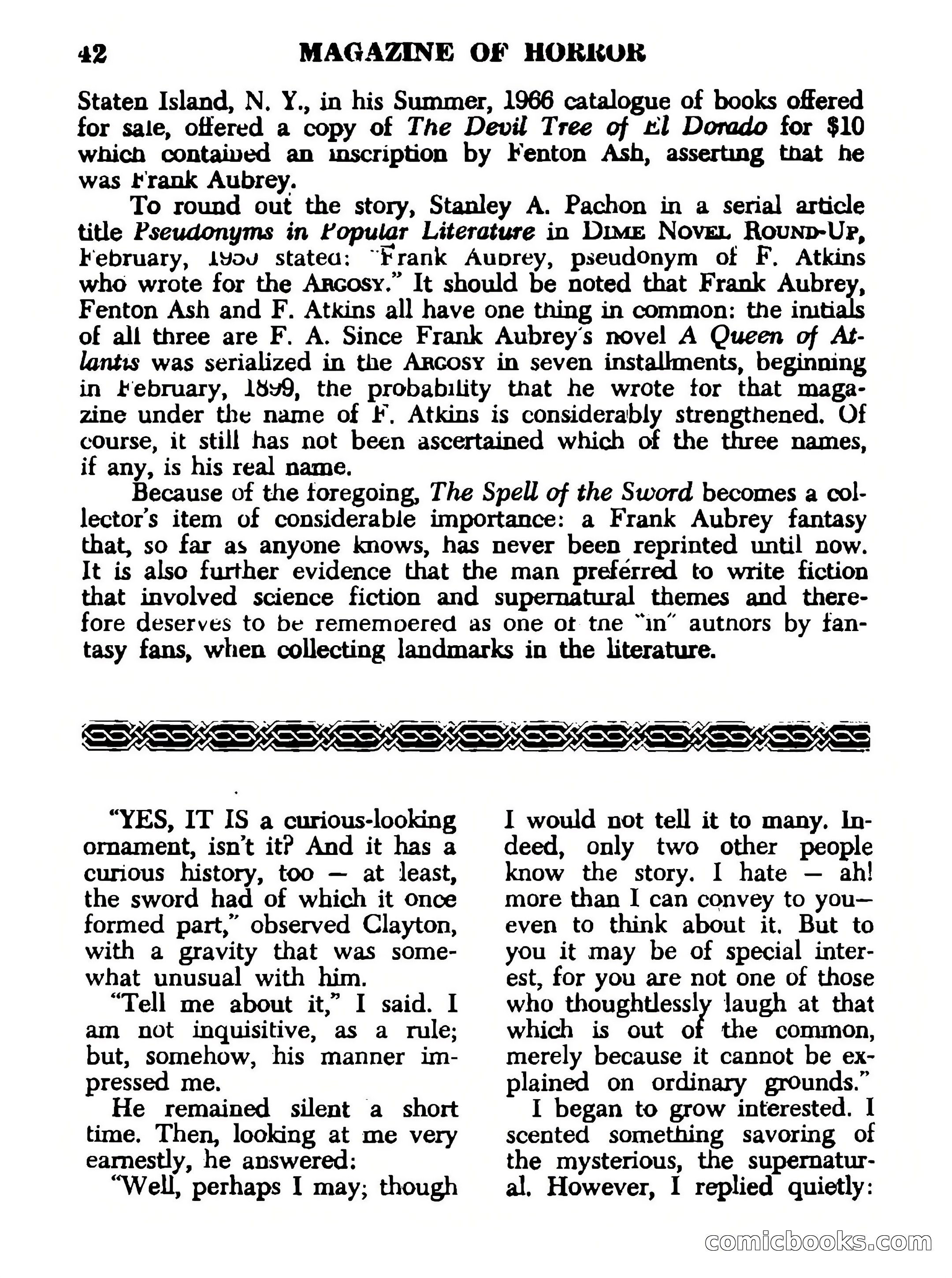 Magazine of Horror #17 — page 42 of 132