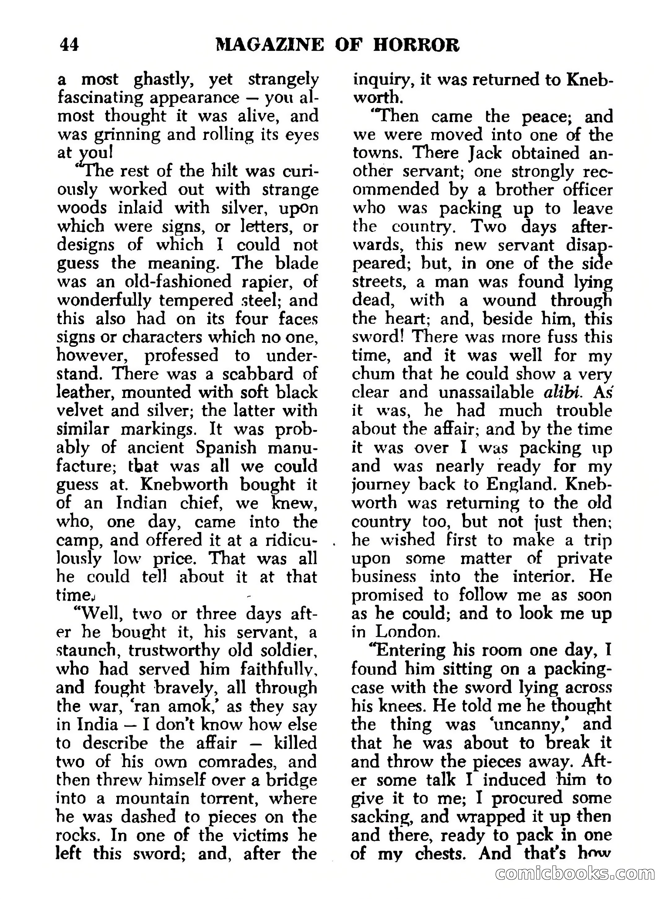 Magazine of Horror #17 — page 44 of 132