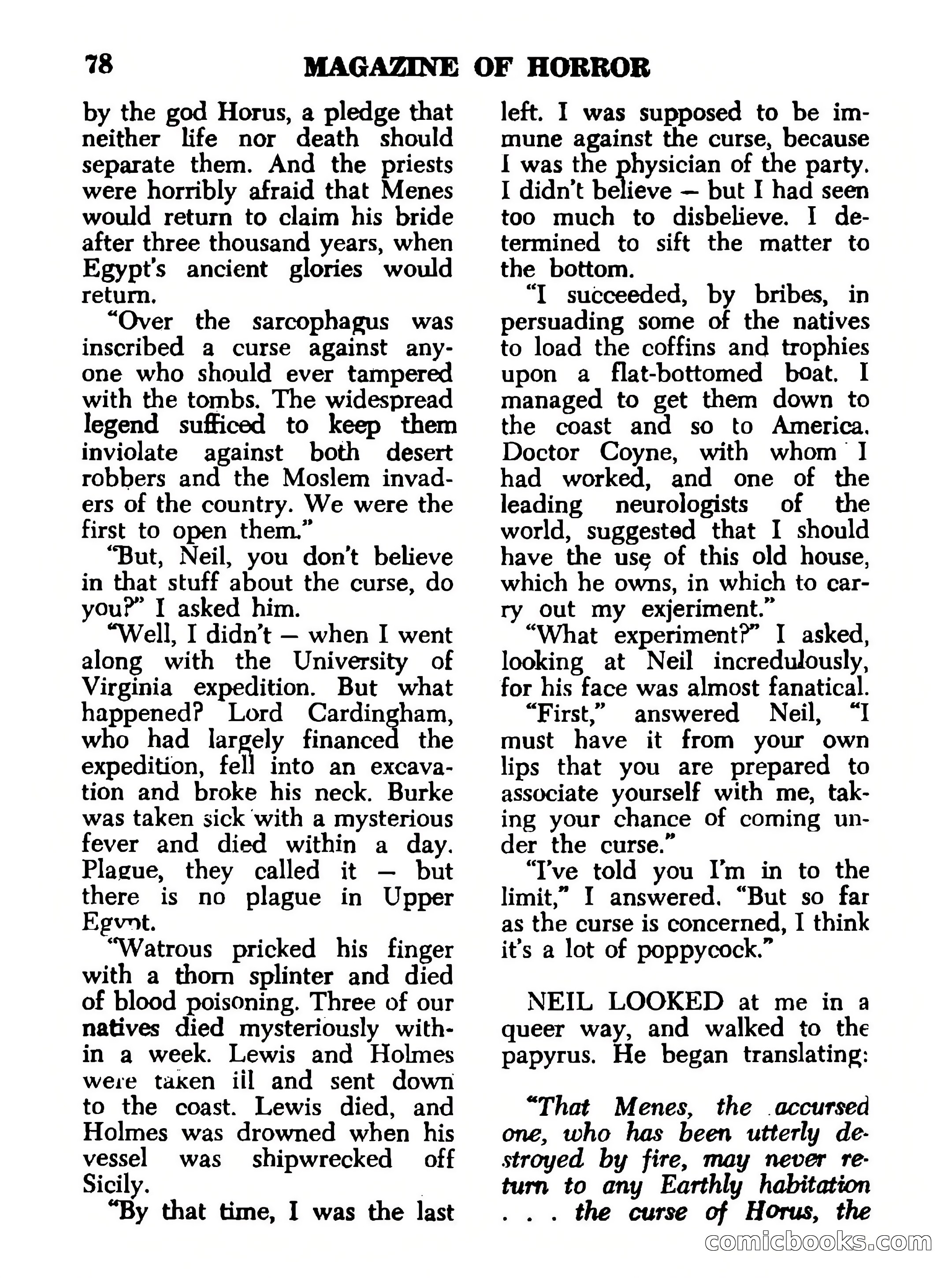 Magazine of Horror #17 — page 78 of 132