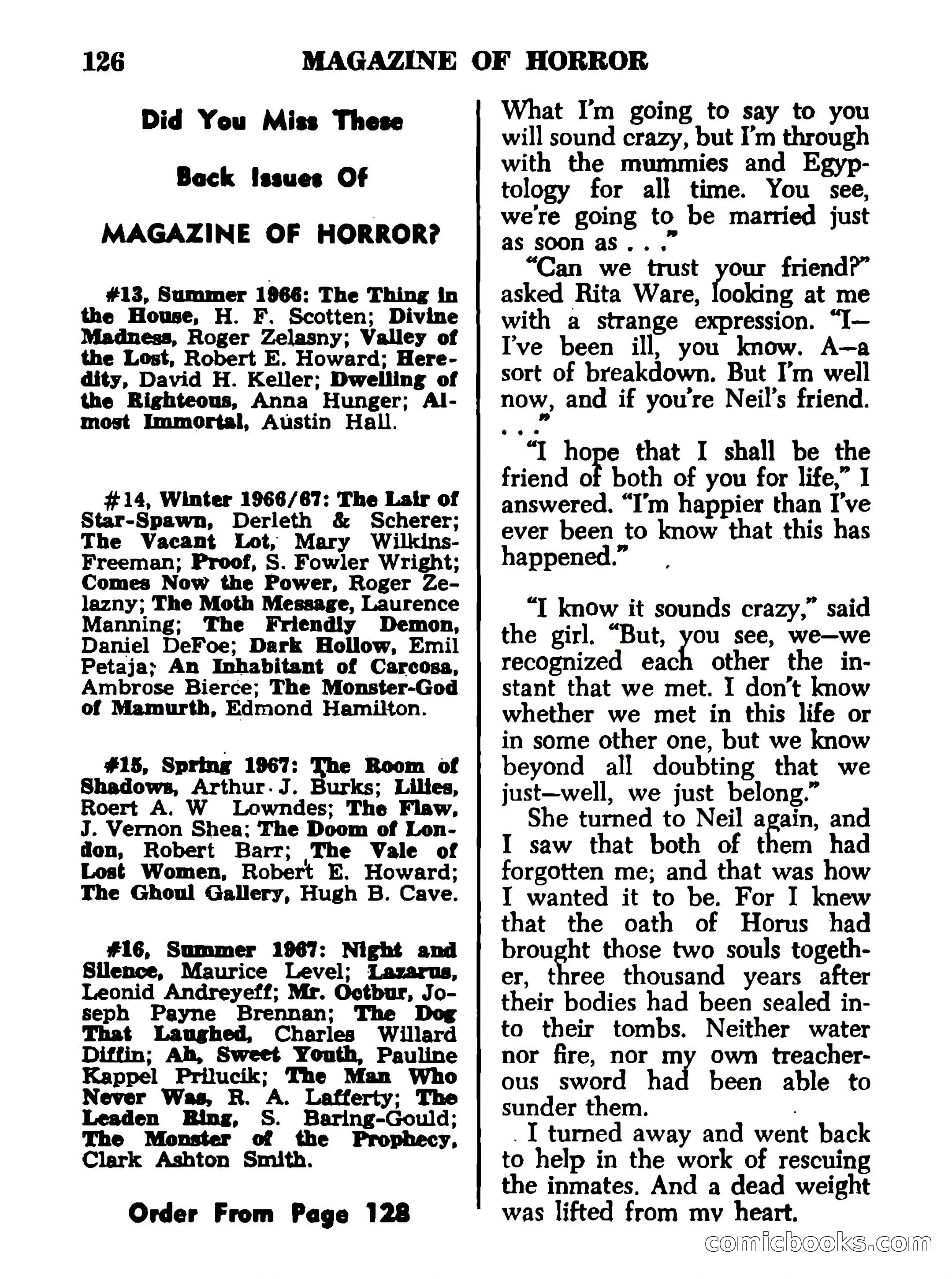 Magazine of Horror #17 — page 126 of 132