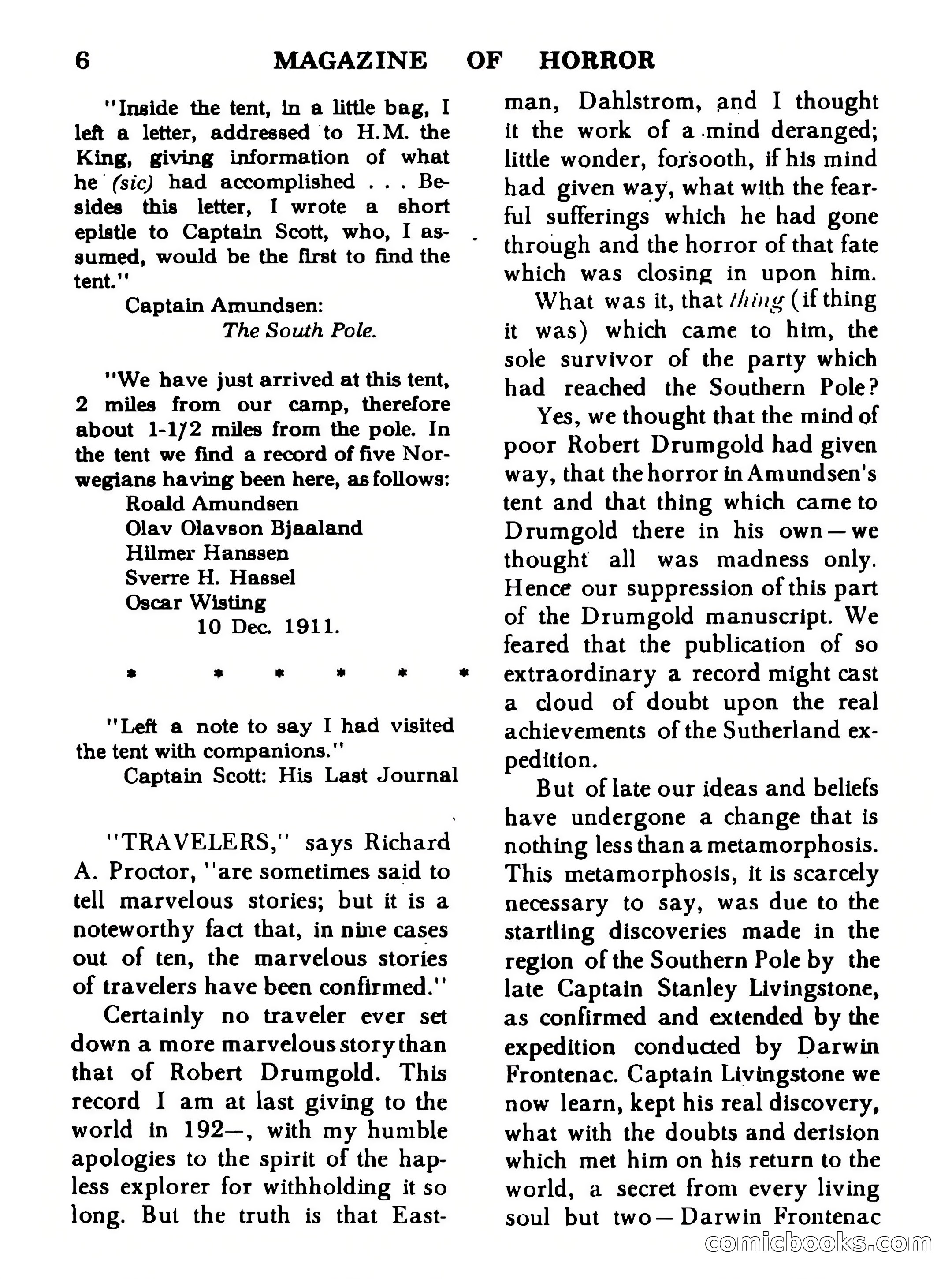Magazine of Horror #18 — page 6 of 132