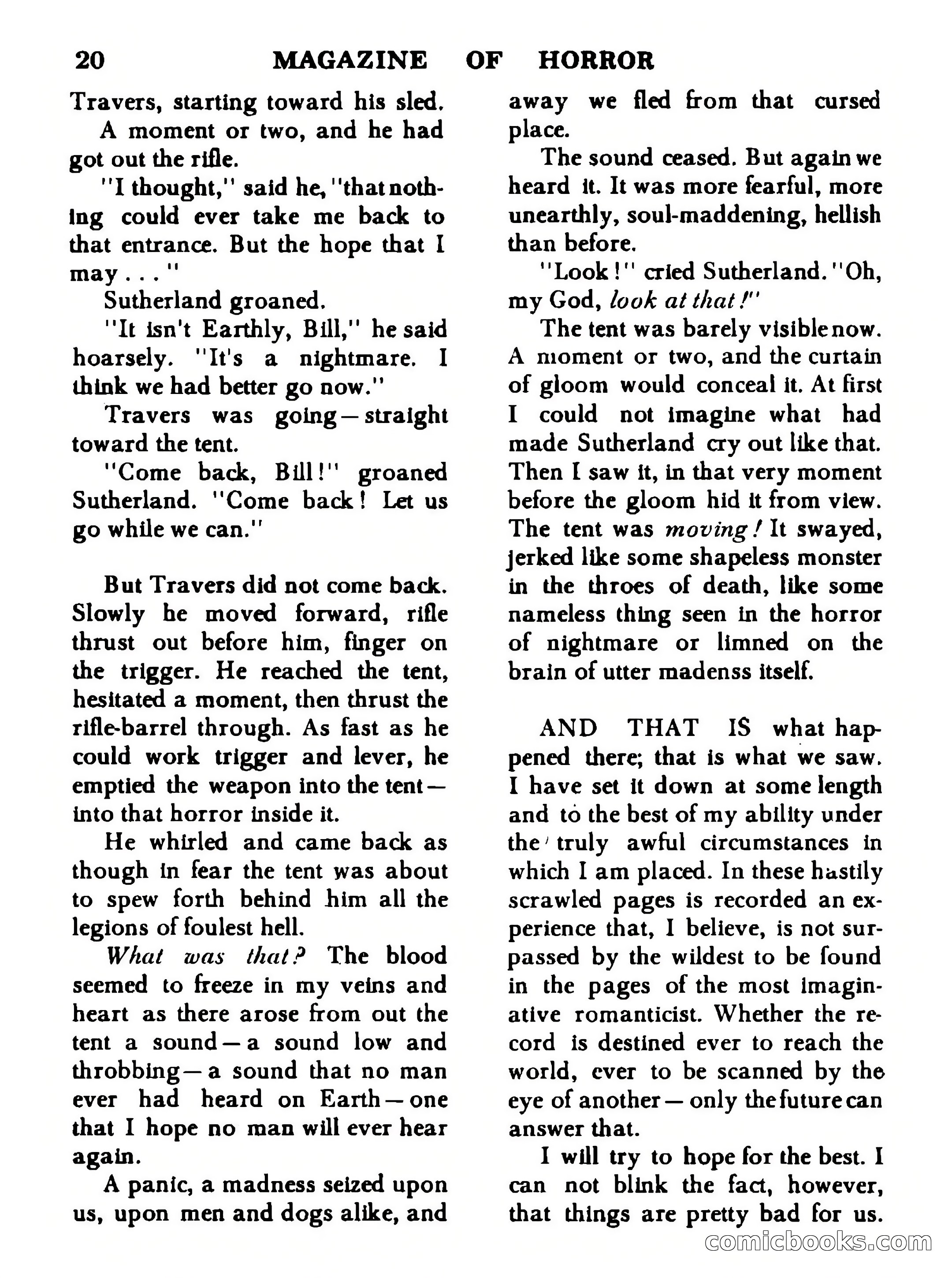 Magazine of Horror #18 — page 20 of 132