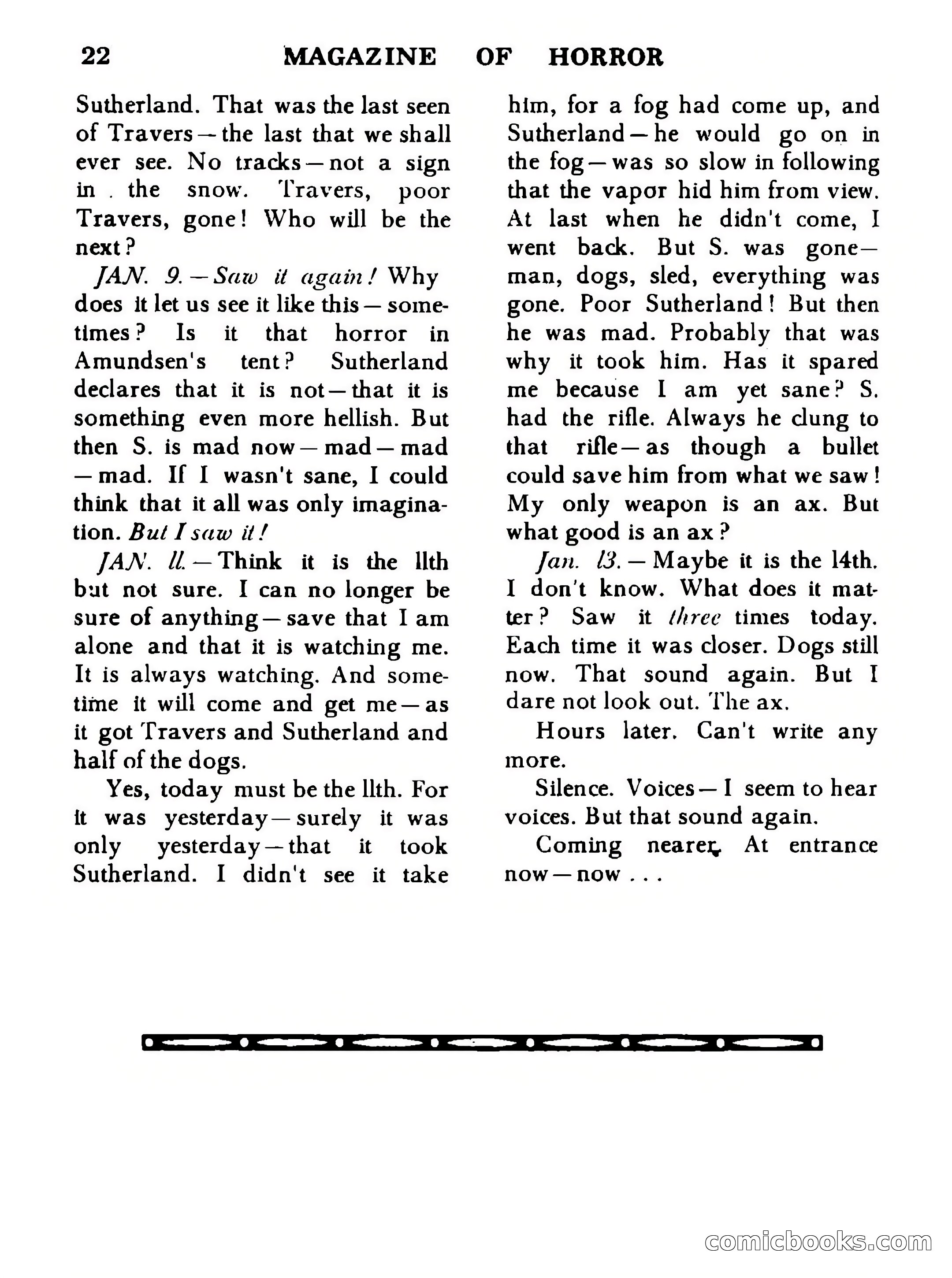 Magazine of Horror #18 — page 22 of 132