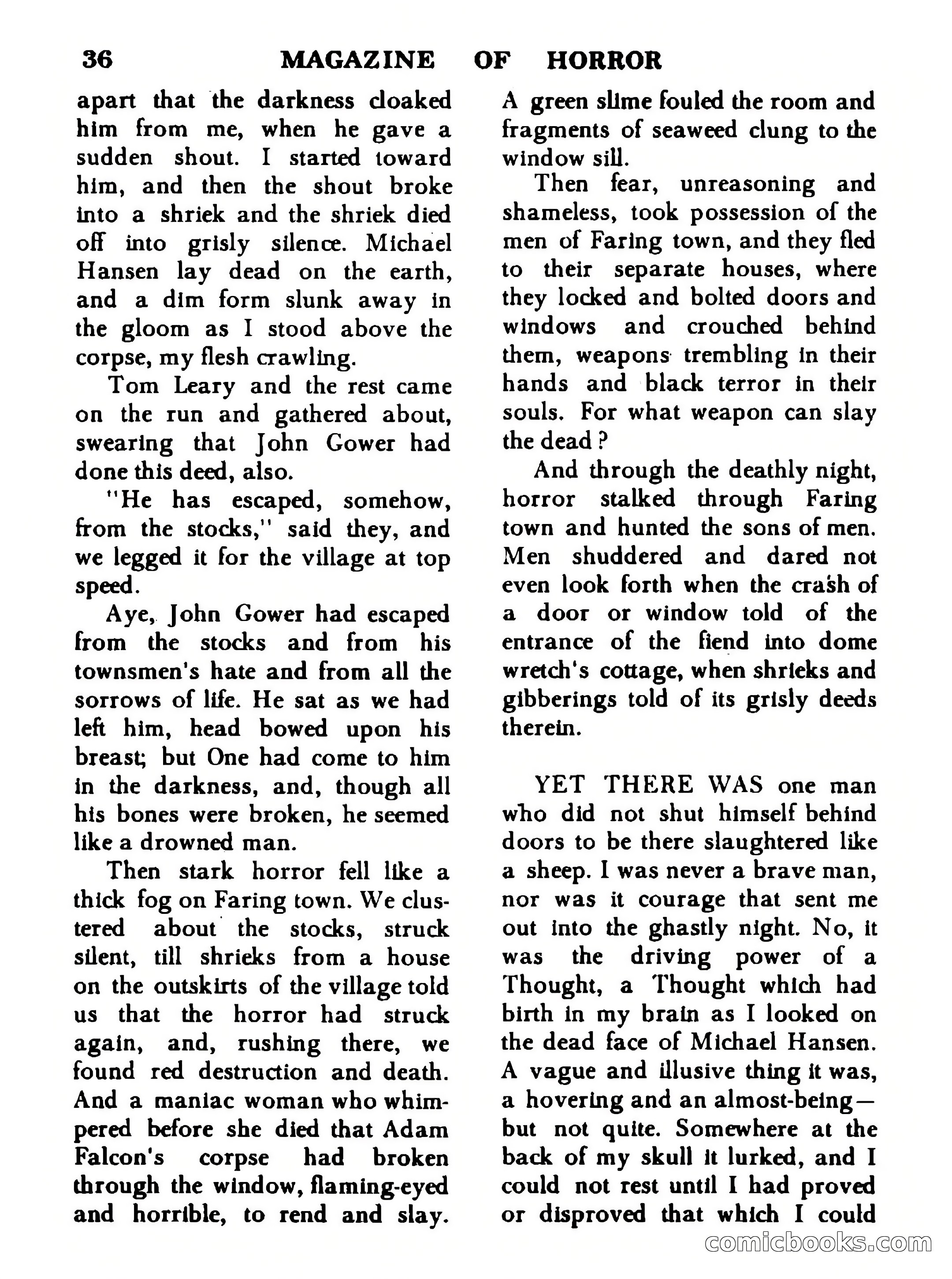 Magazine of Horror #18 — page 36 of 132