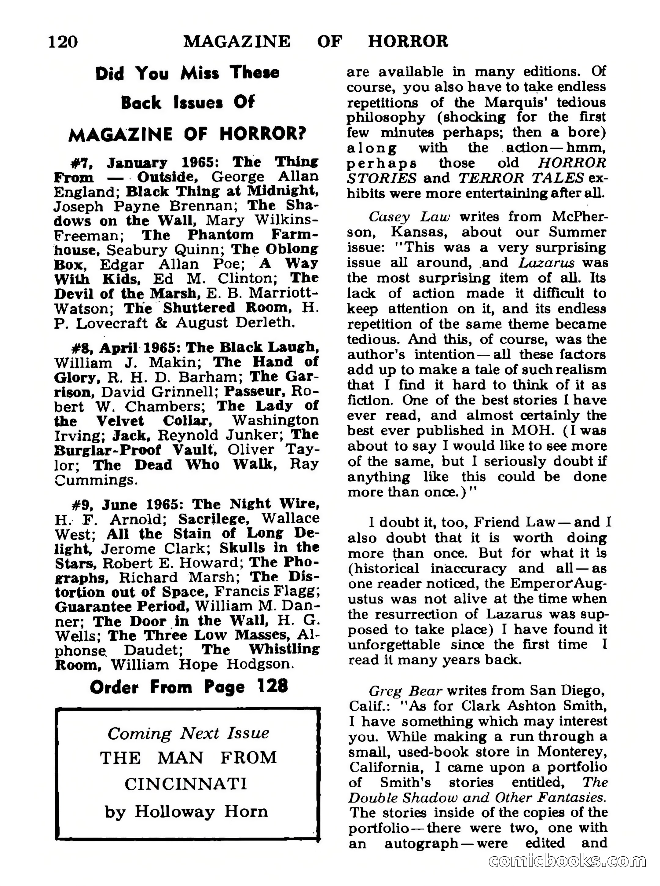 Magazine of Horror #18 — page 120 of 132