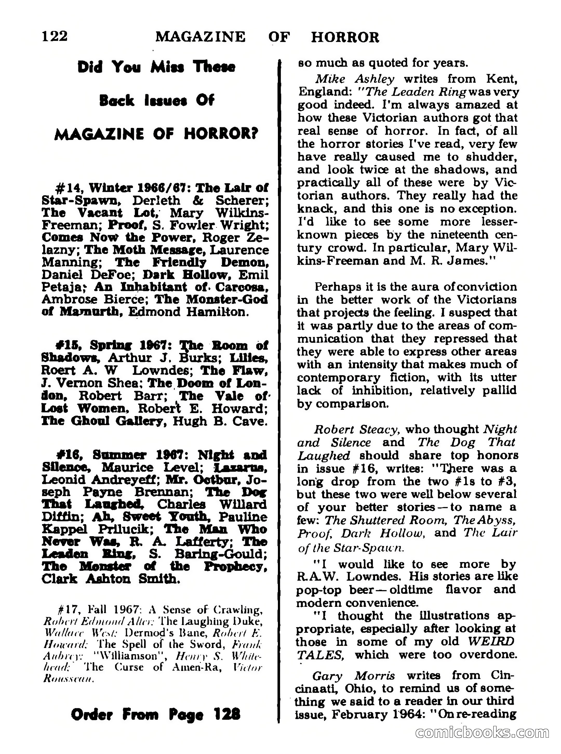 Magazine of Horror #18 — page 122 of 132
