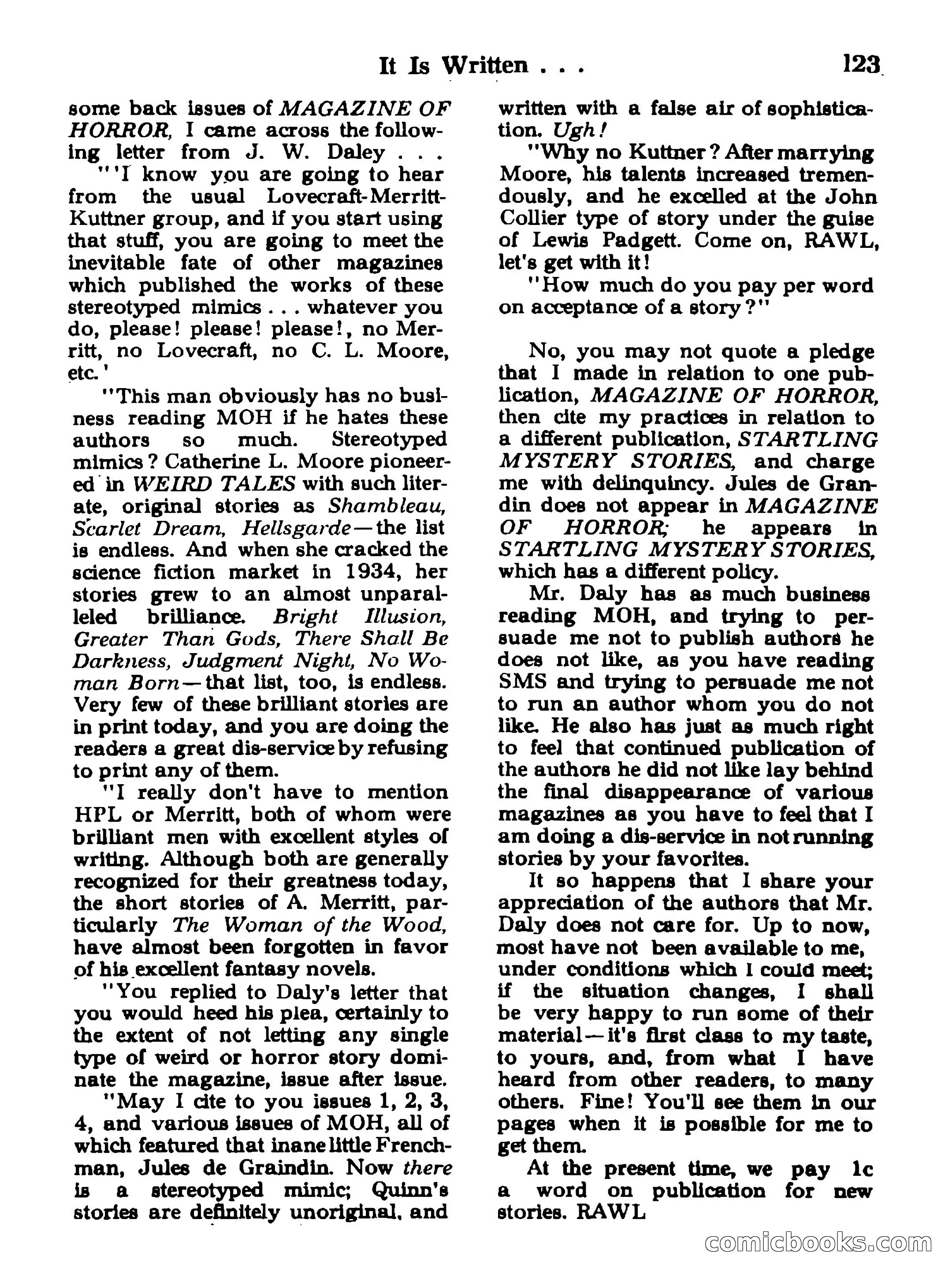 Magazine of Horror #18 — page 123 of 132