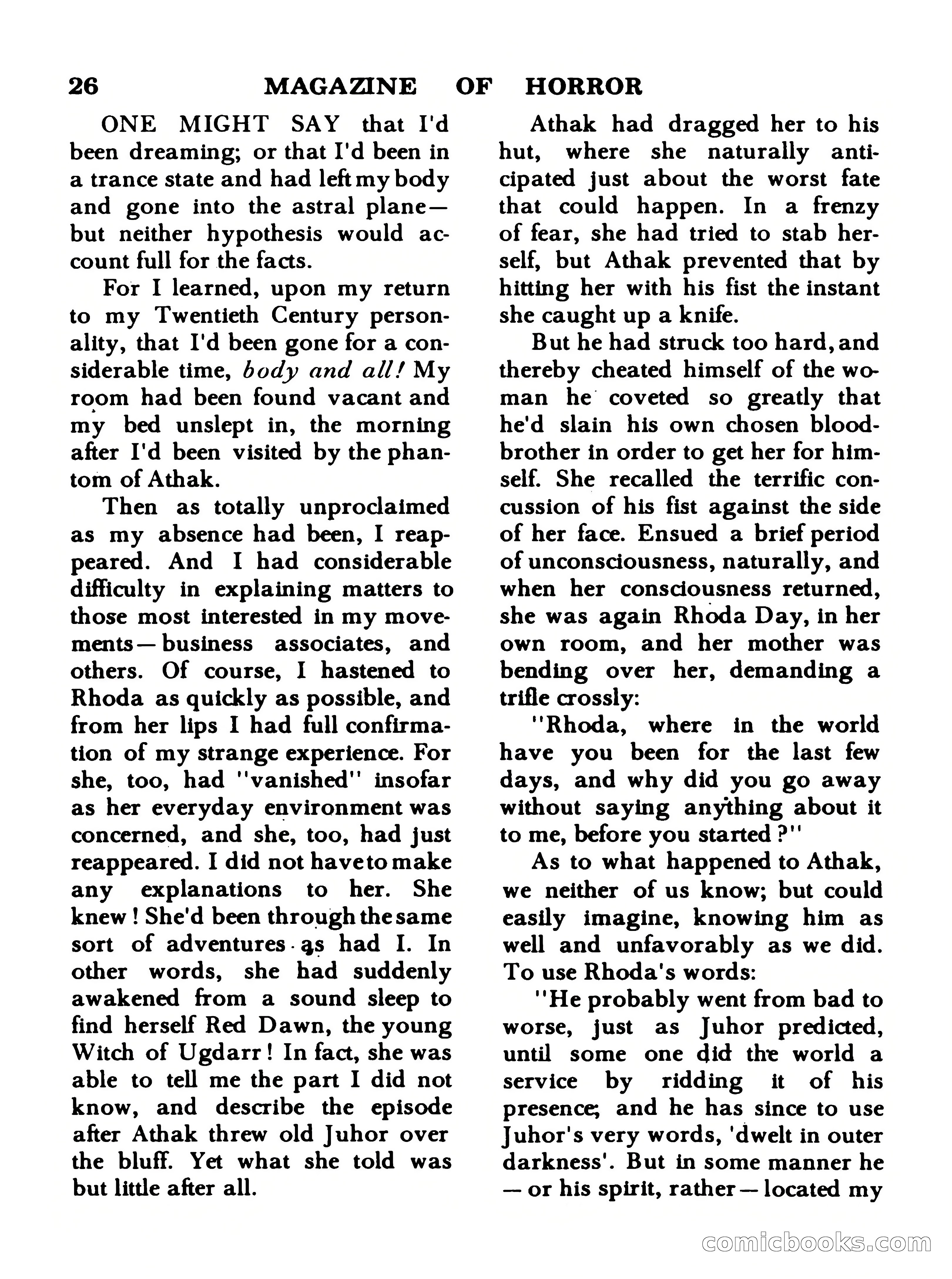 Magazine of Horror #19 — page 26 of 132